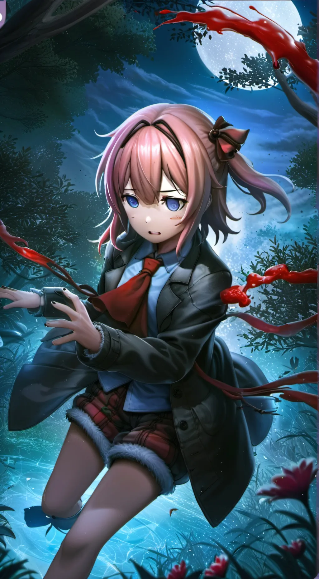 ai character: Dead Sayori background
