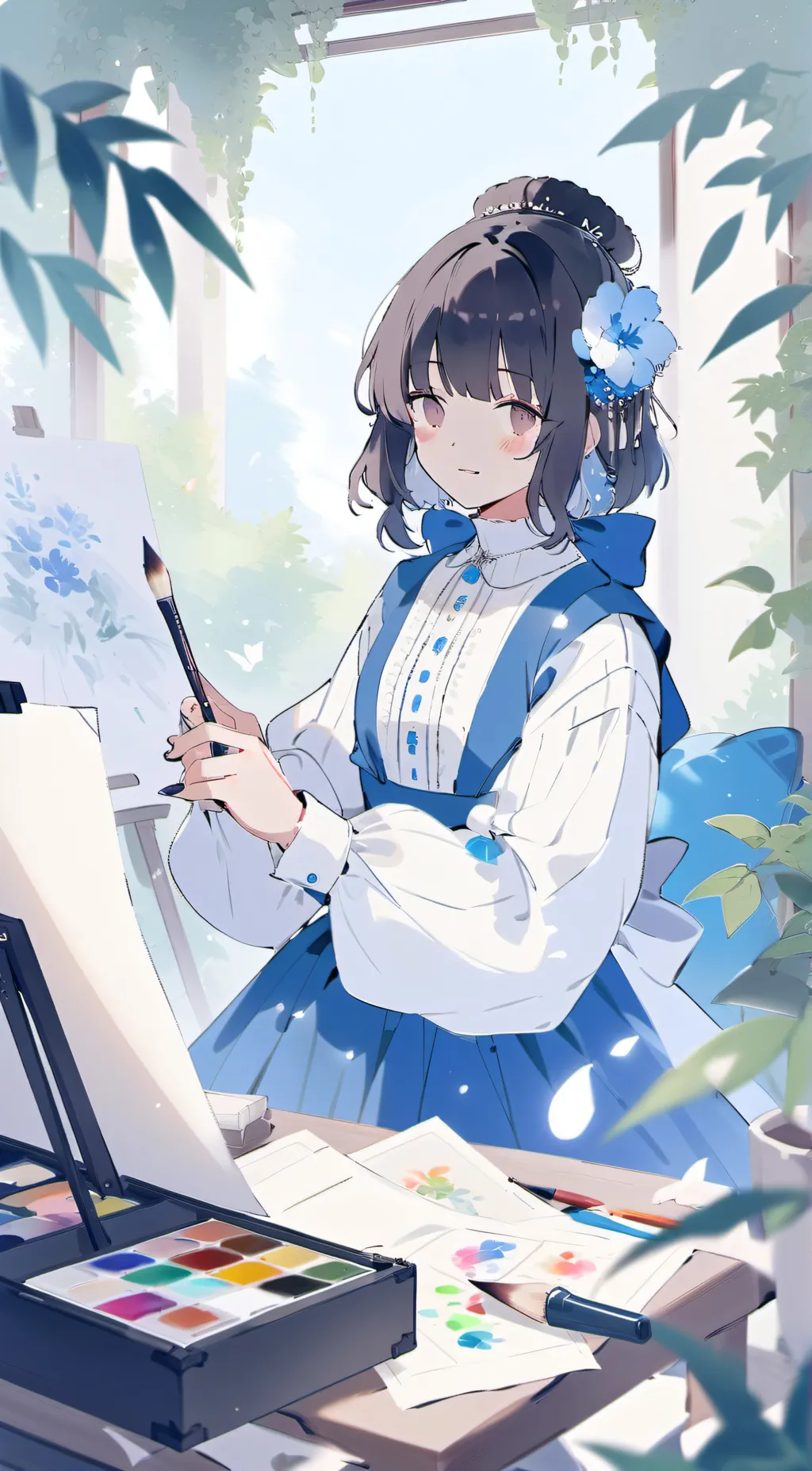 ai character: Nah background