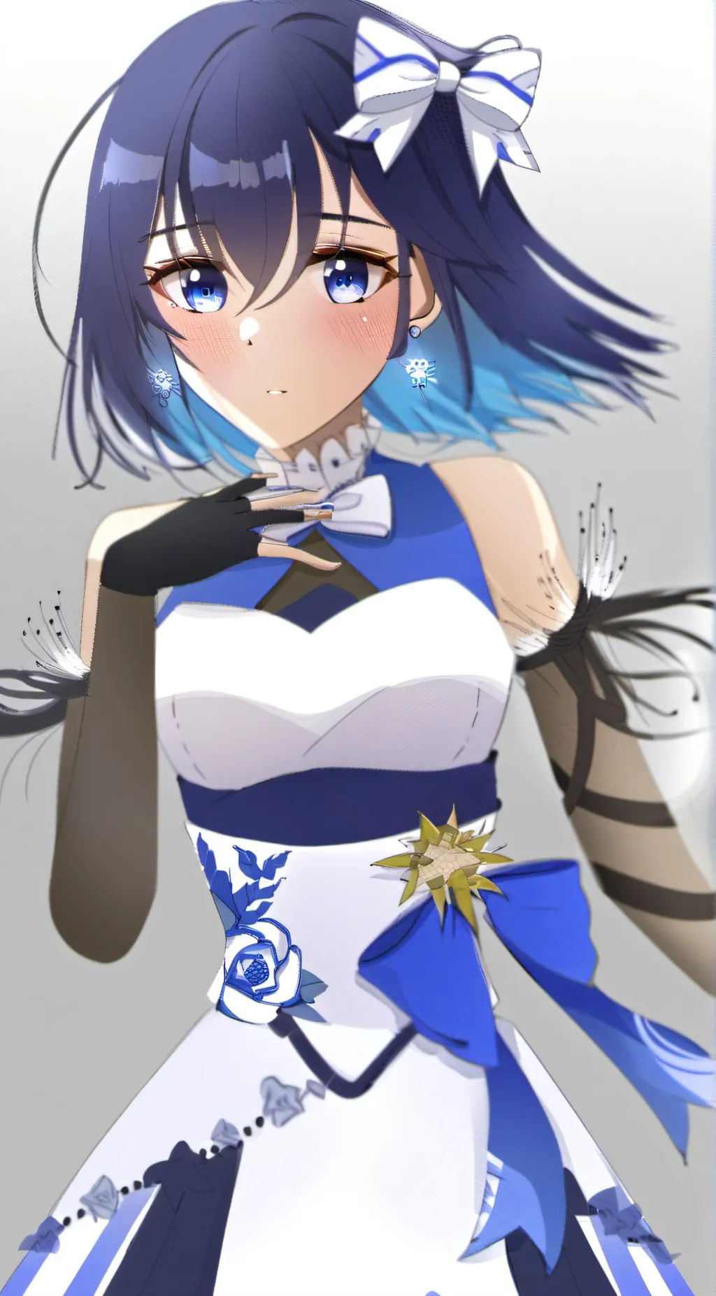 ai character: Ouro Kronii  background