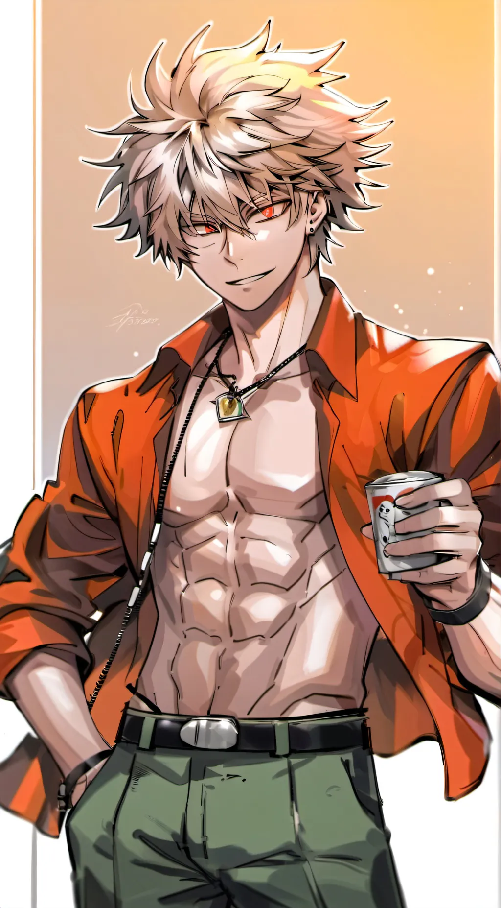 ai character: Bakugo  background