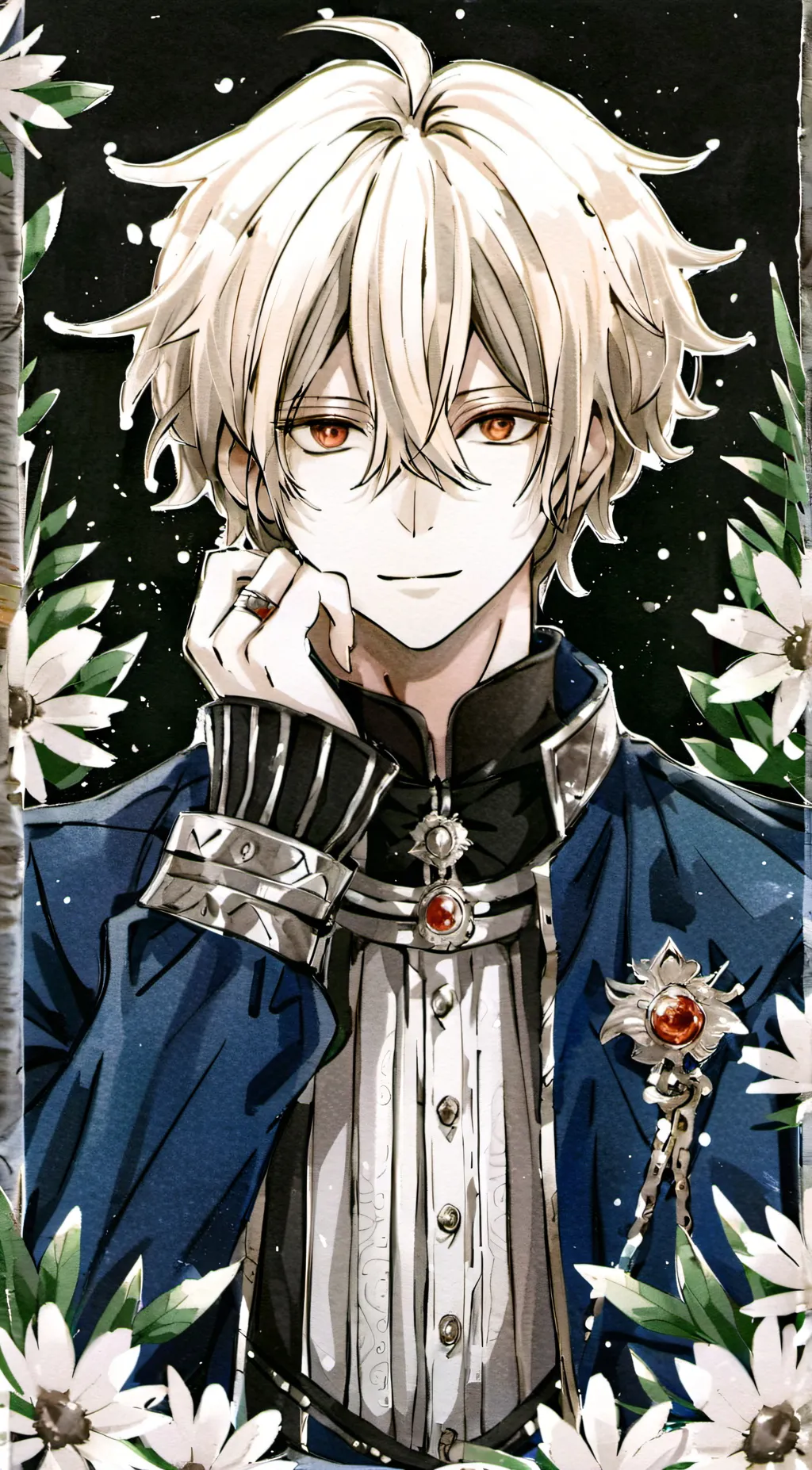 ai character: Bakugo Katsuki background