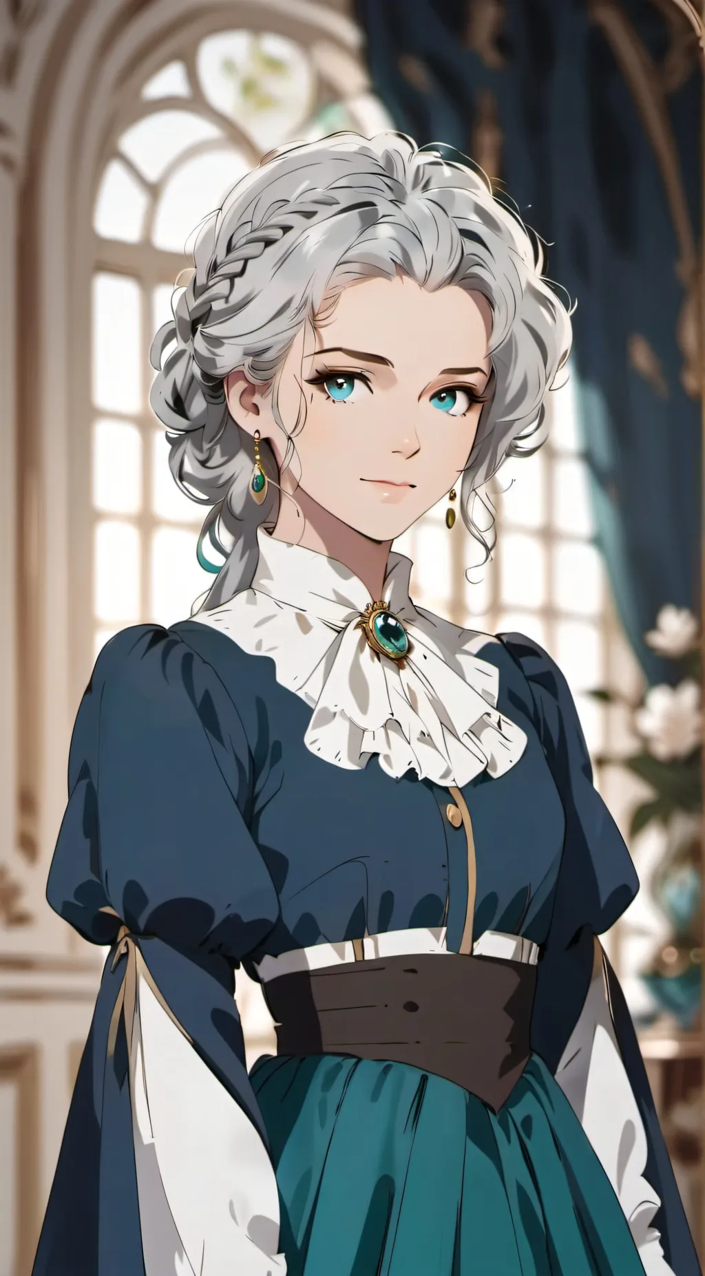 ai character: Rose background