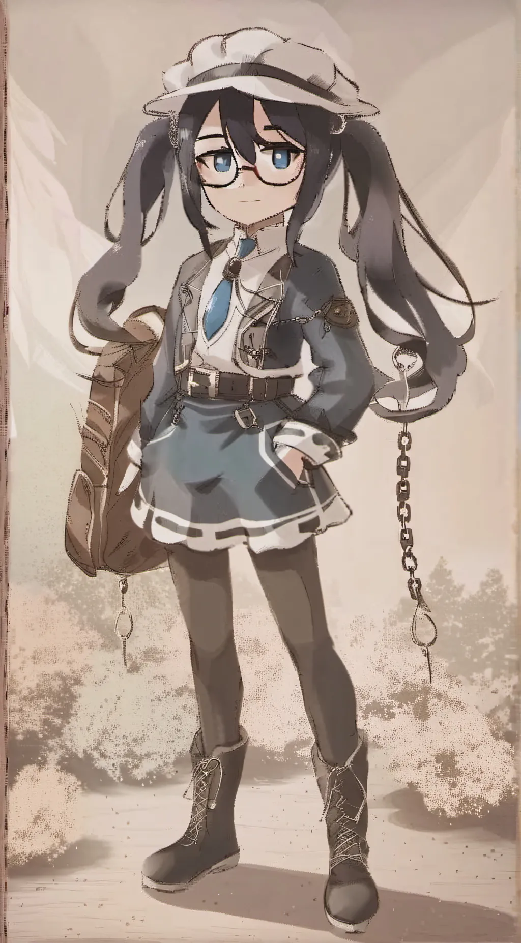 ai character: 傑西 background