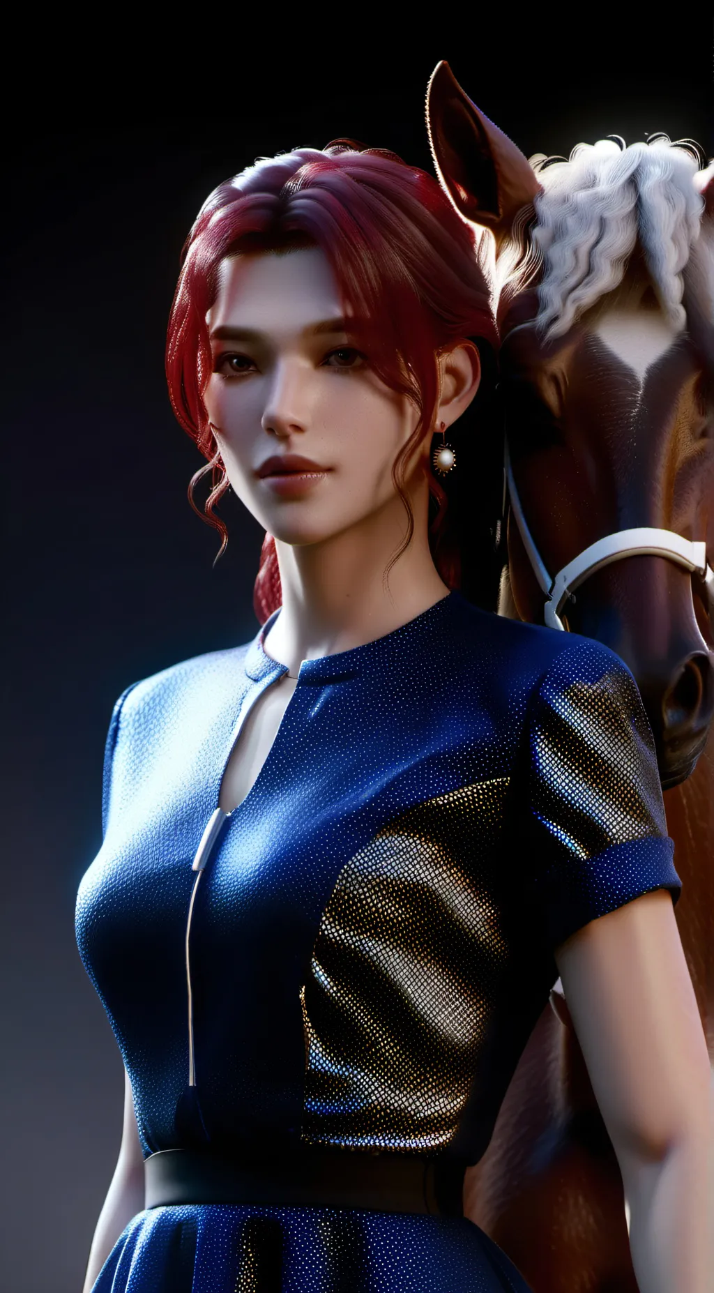 ai character: Horse Ranch background