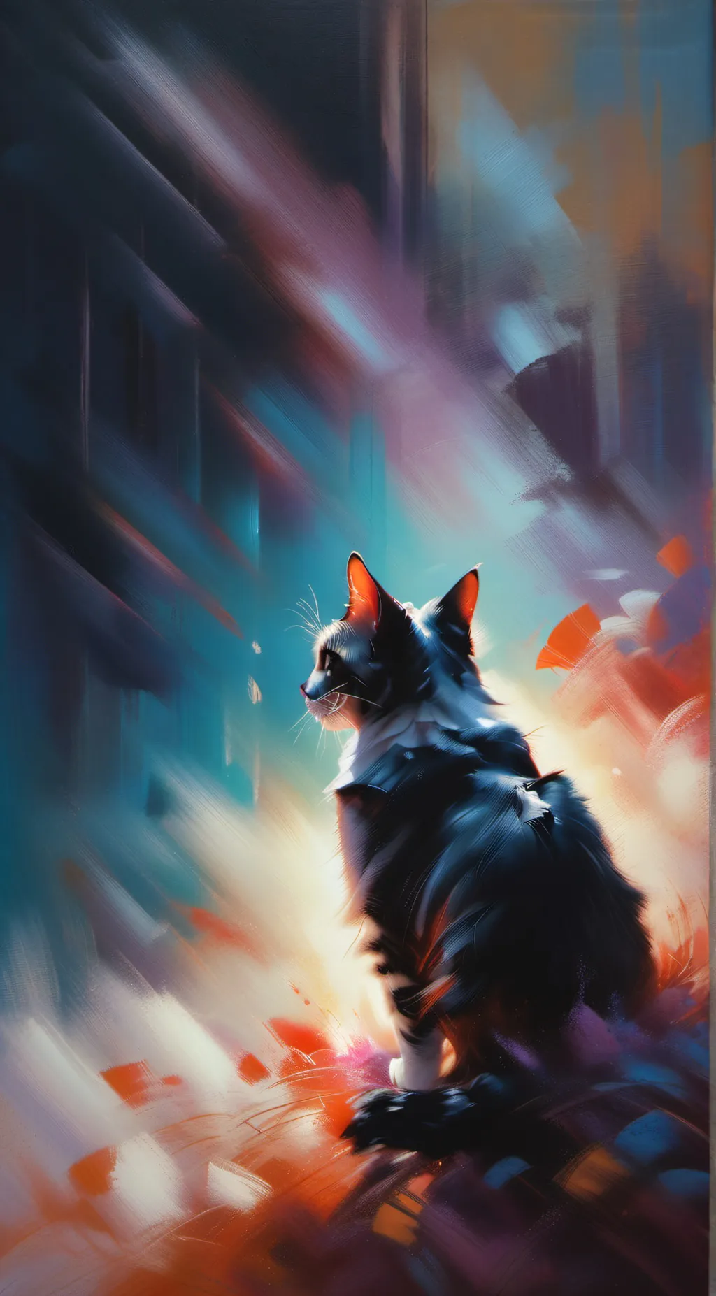 ai character: your cat family  background