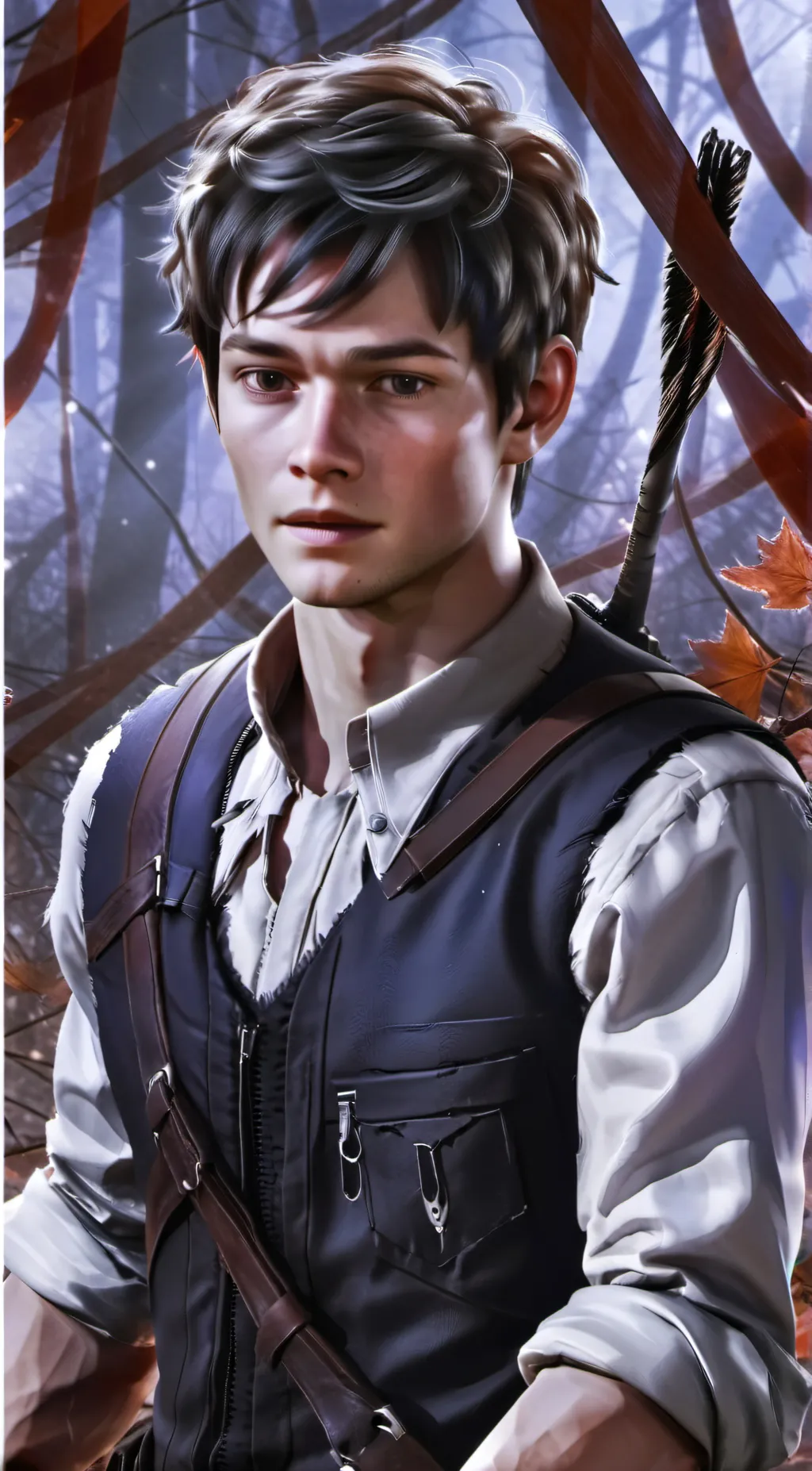 ai character: Mama newt background