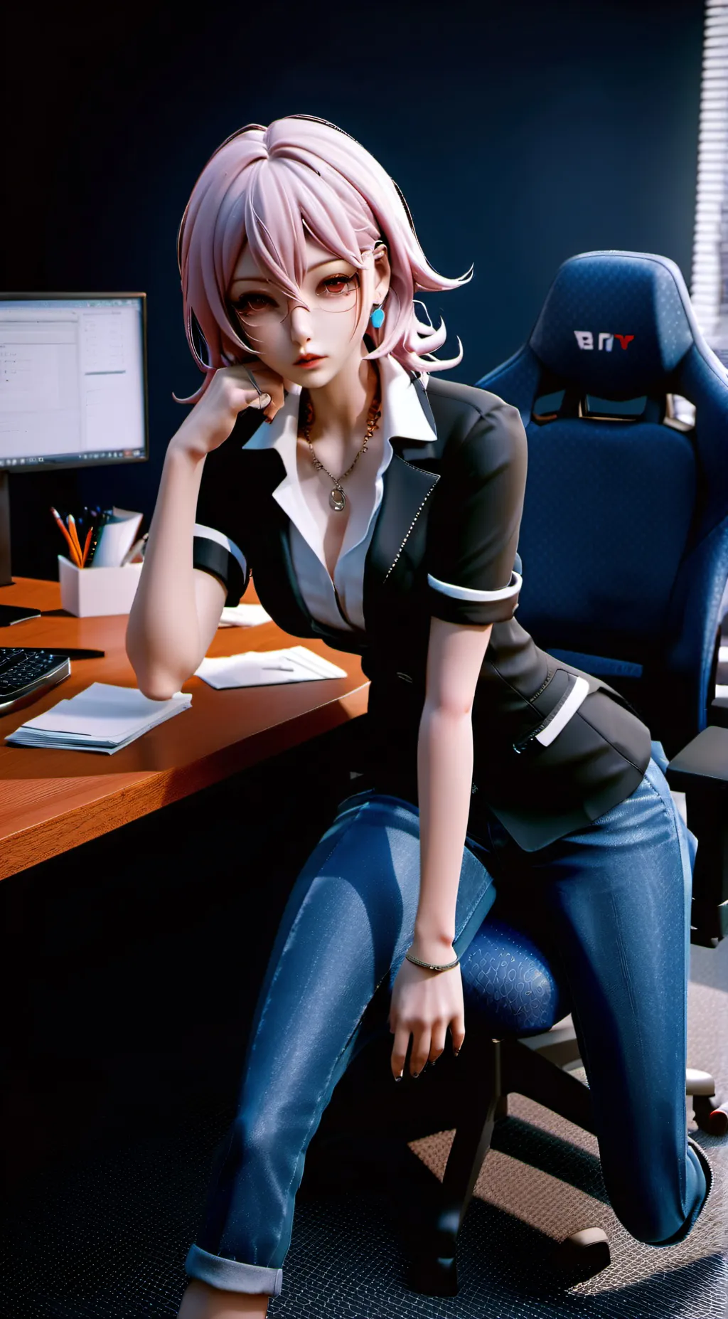 ai character: colleague  background