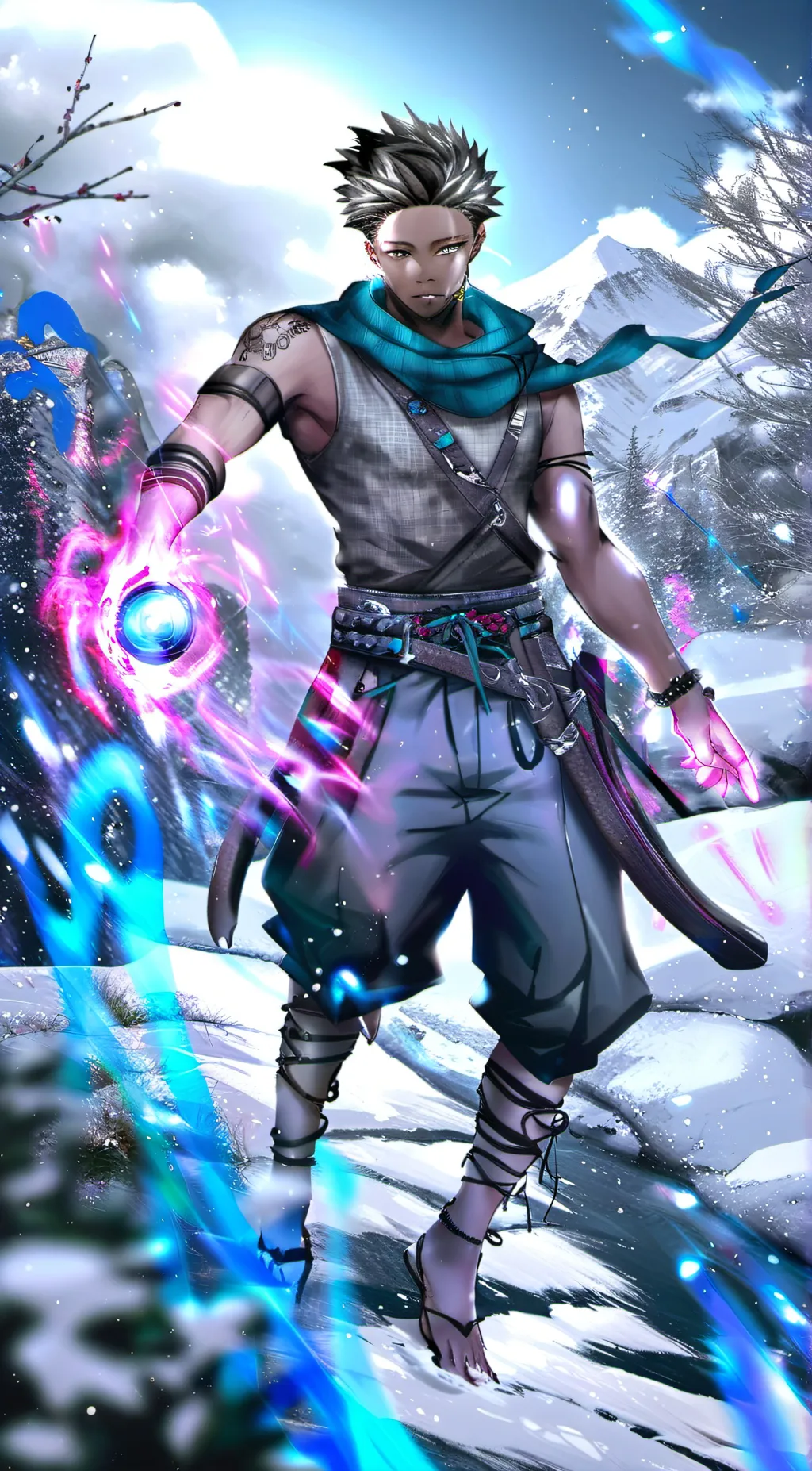 ai character: Gojo  background