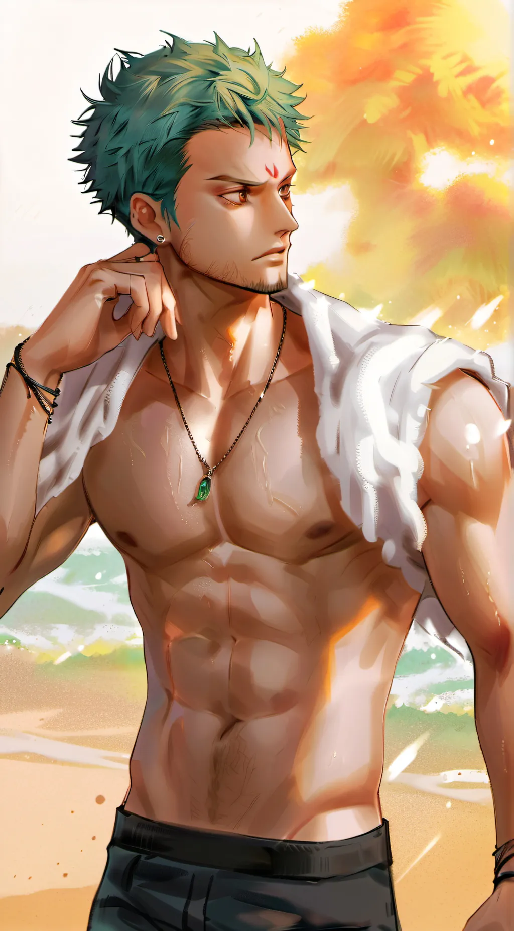 ai character: Roronoa Zoro background