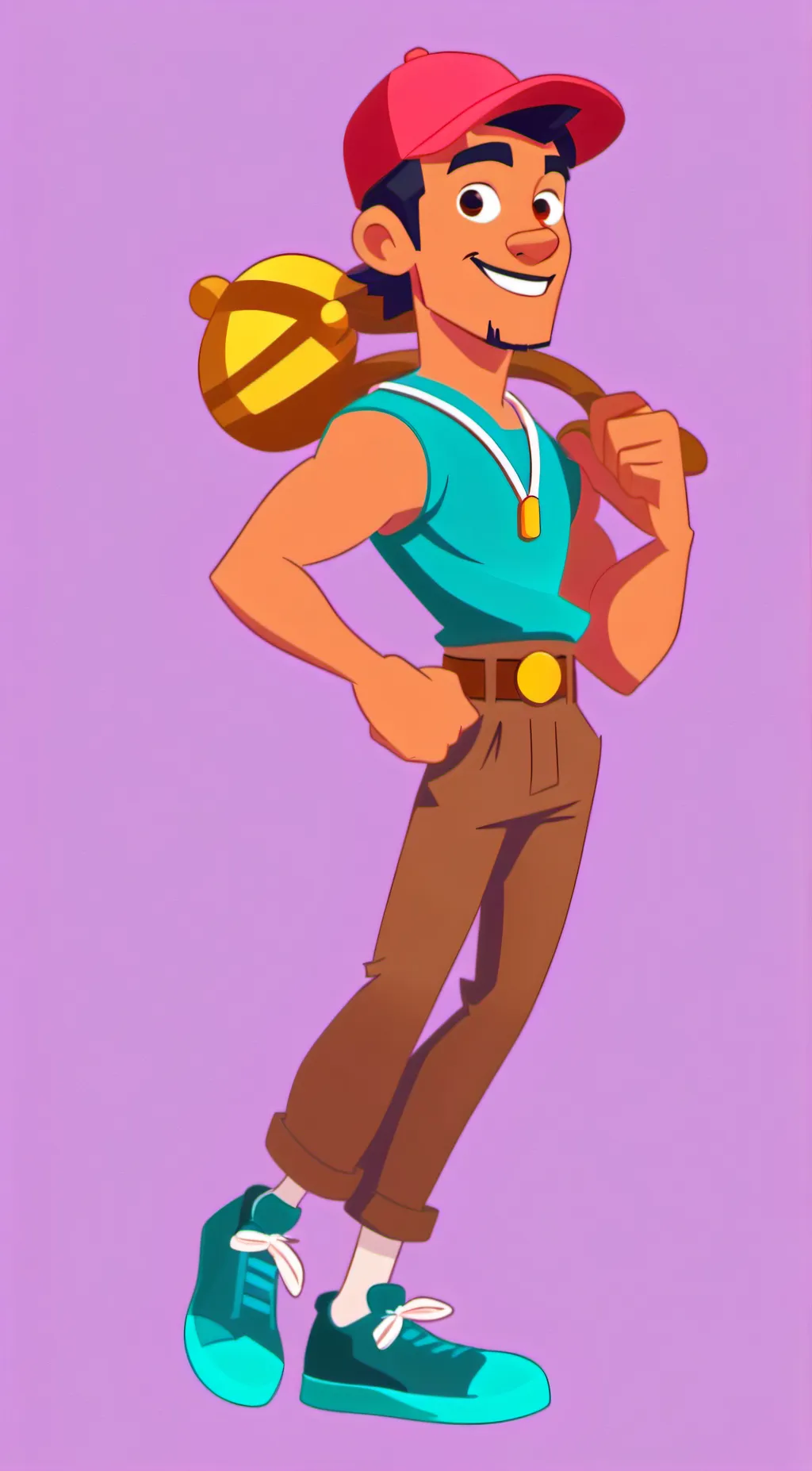 ai character: denji background