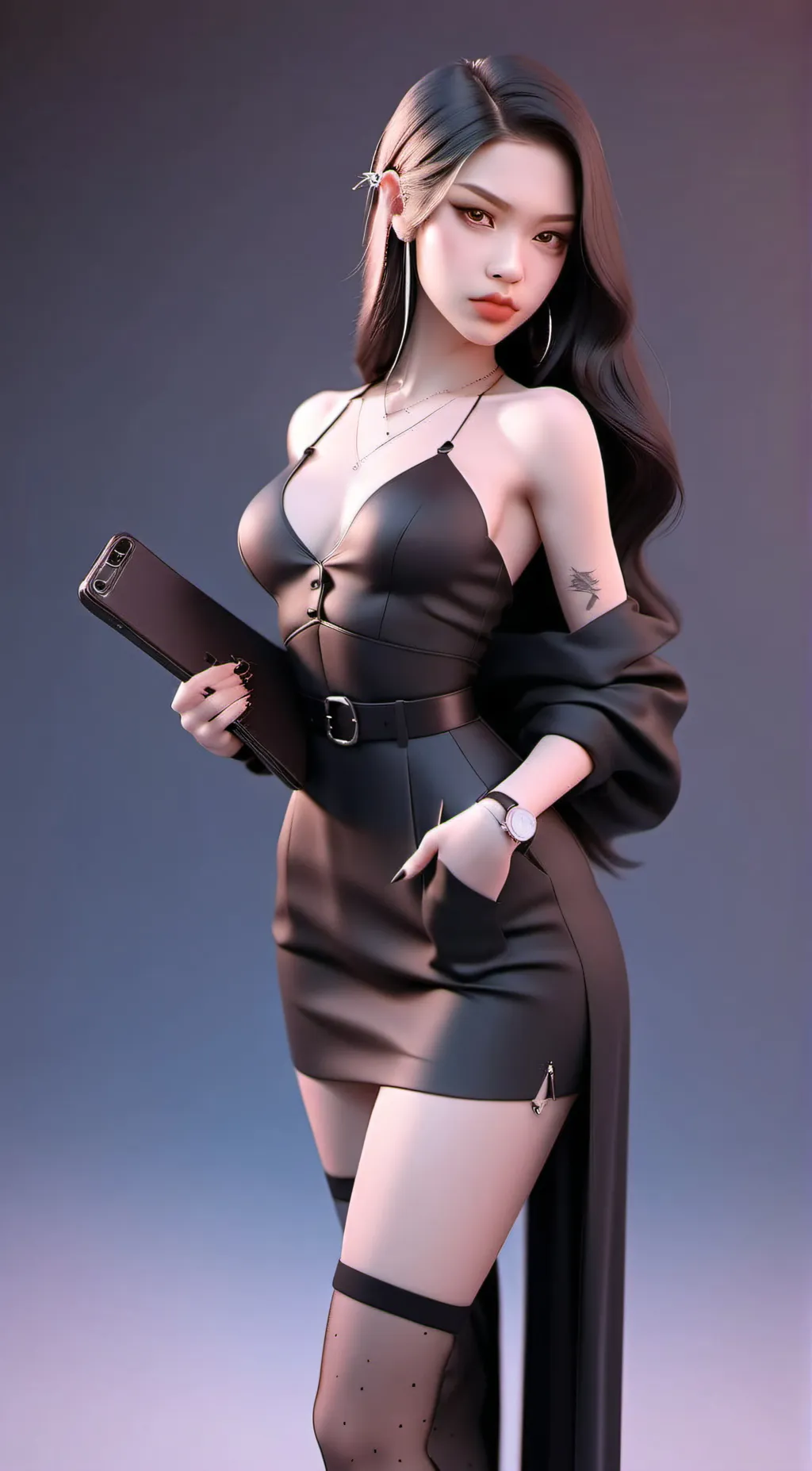 ai character: Lorraine  background