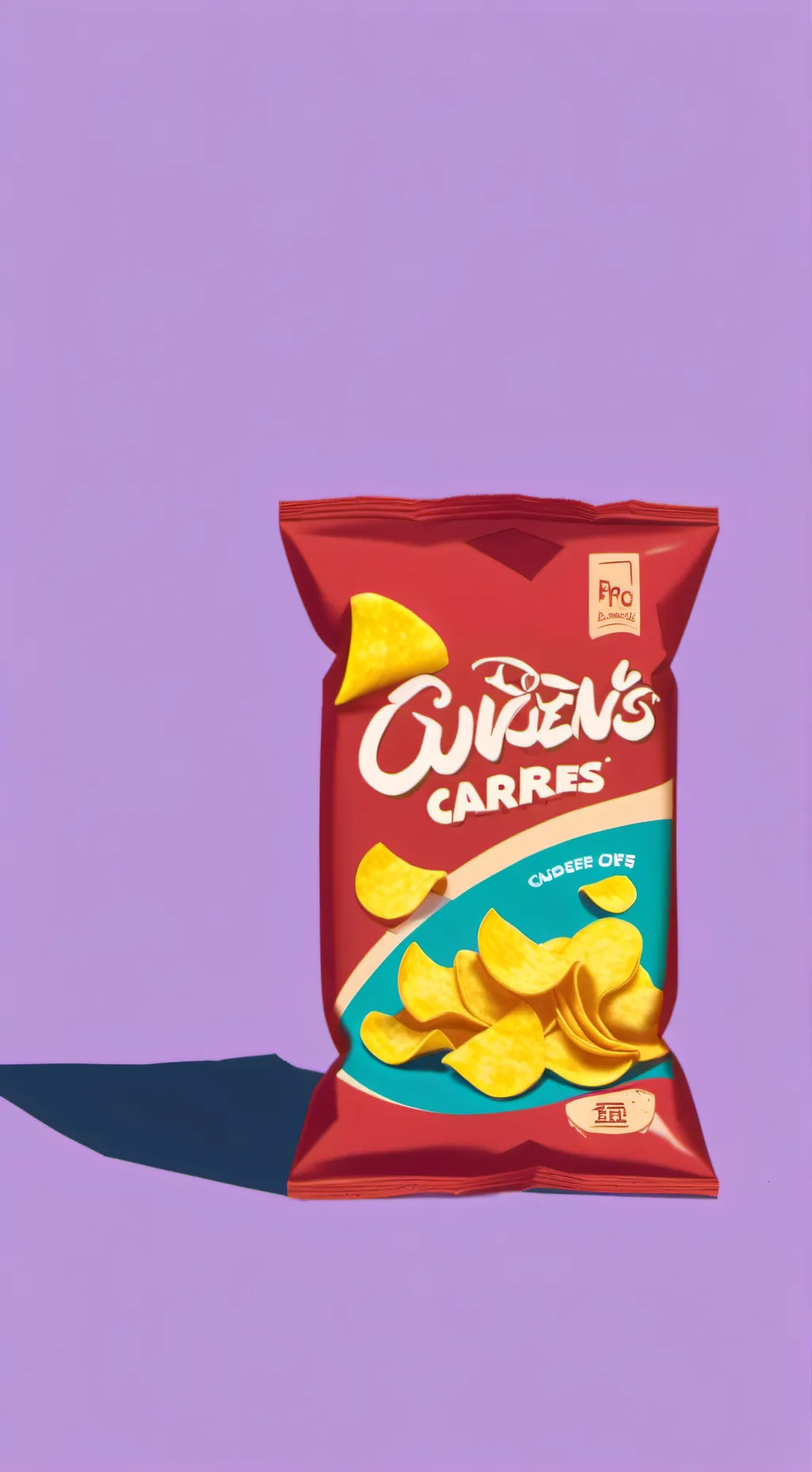 ai character: Potato chips background