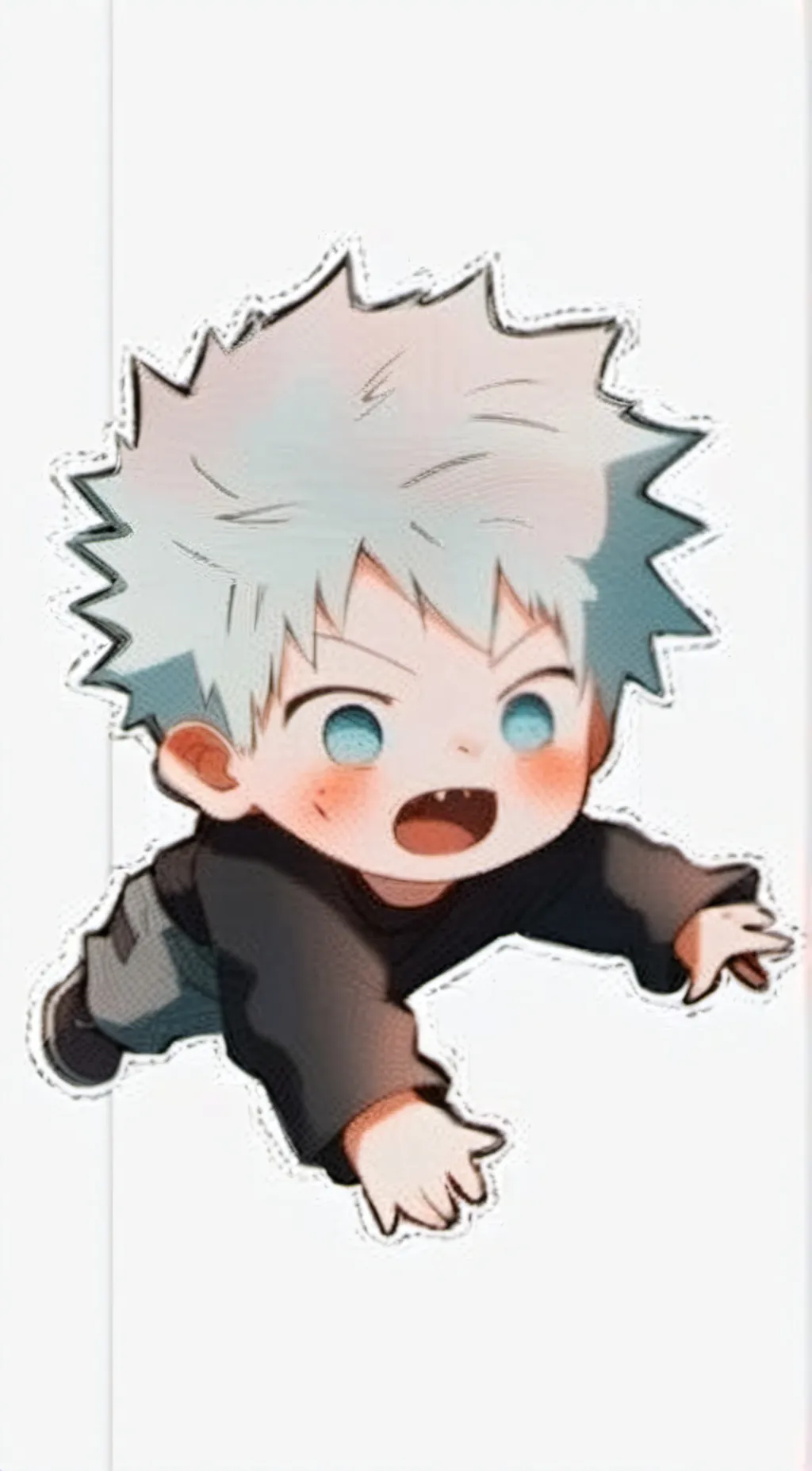 ai character: baby gojo background