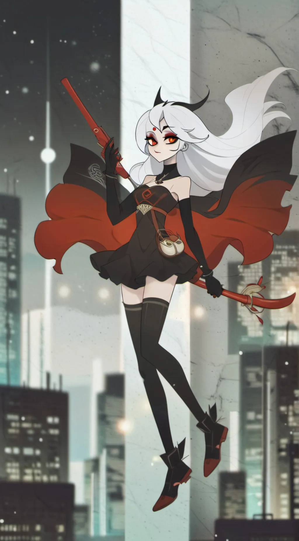 ai character: Loona (Human form) background