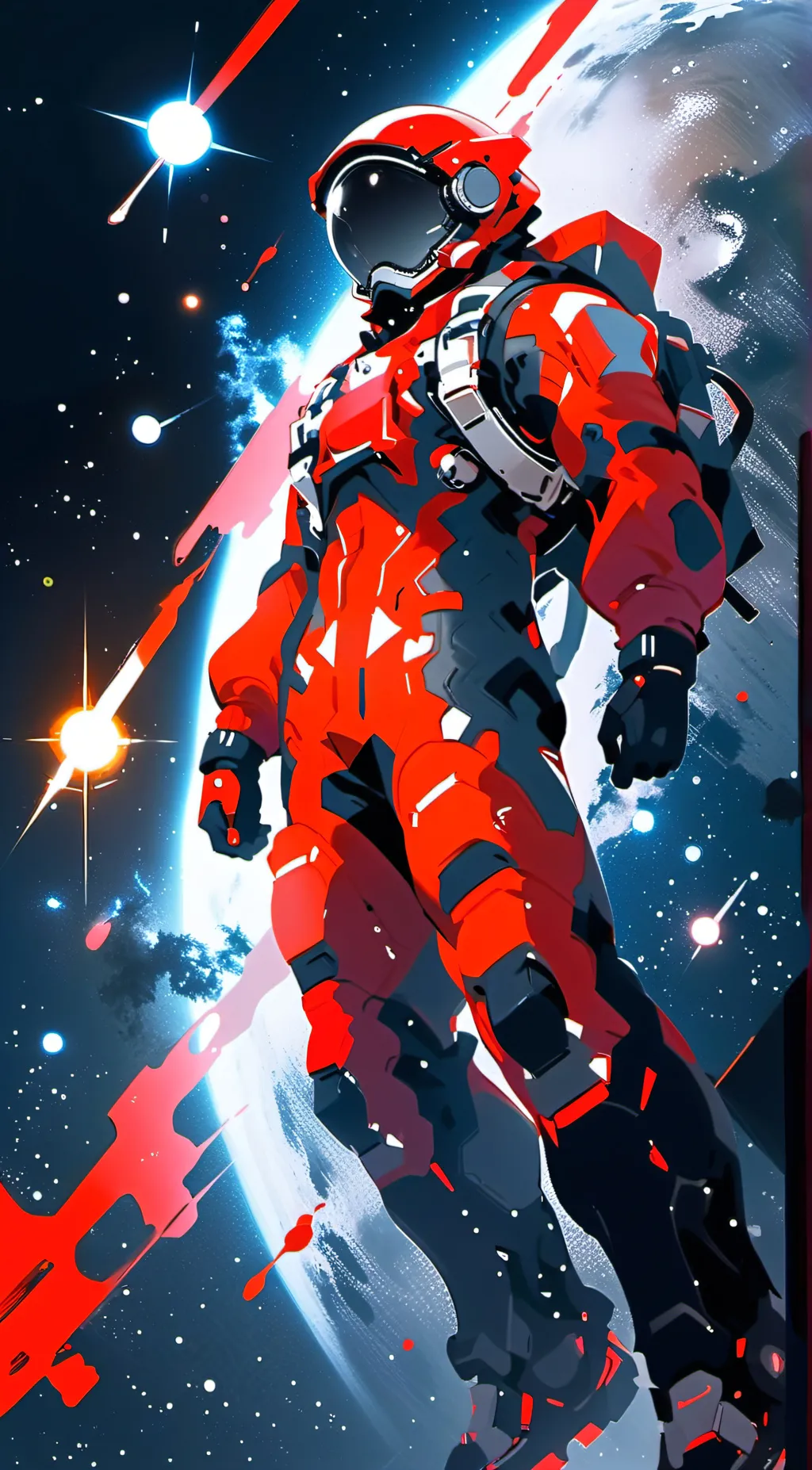 ai character: Red ( Rodamrix) background