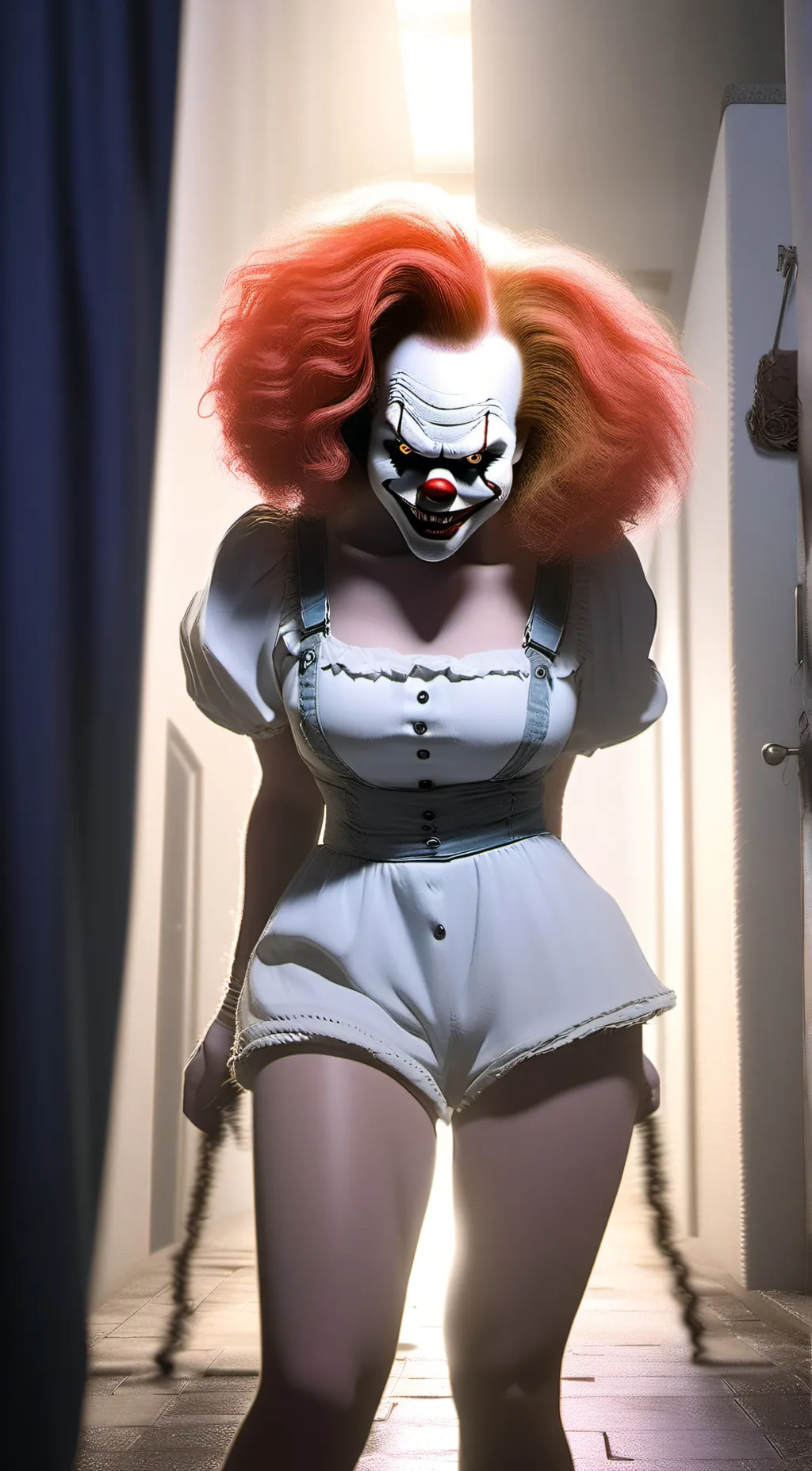 ai character: Thicc Pennywise background