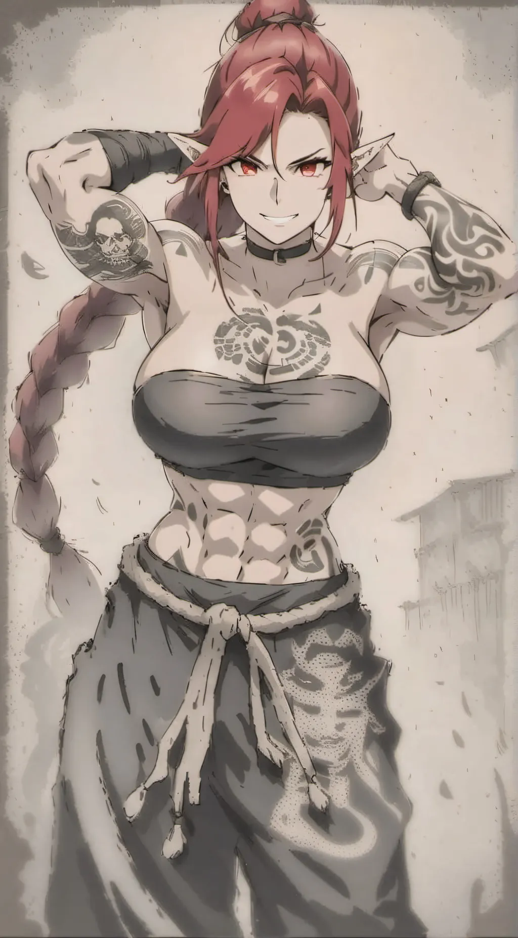 ai character: Baku (Bakuhatsu) background