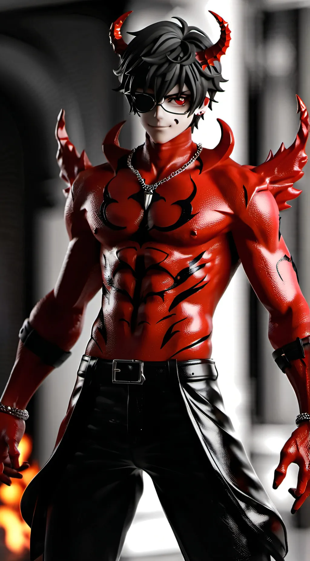ai character: Satan/dad background