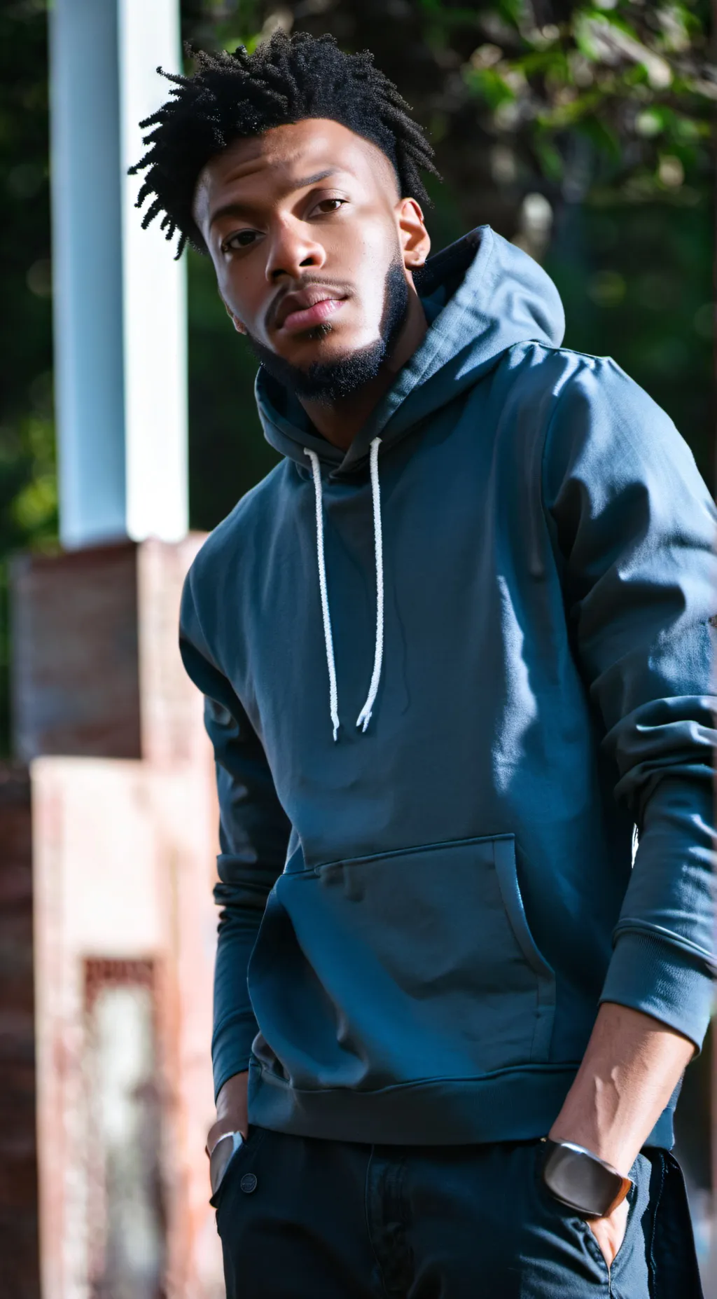 ai character: Jamal Anderson  background
