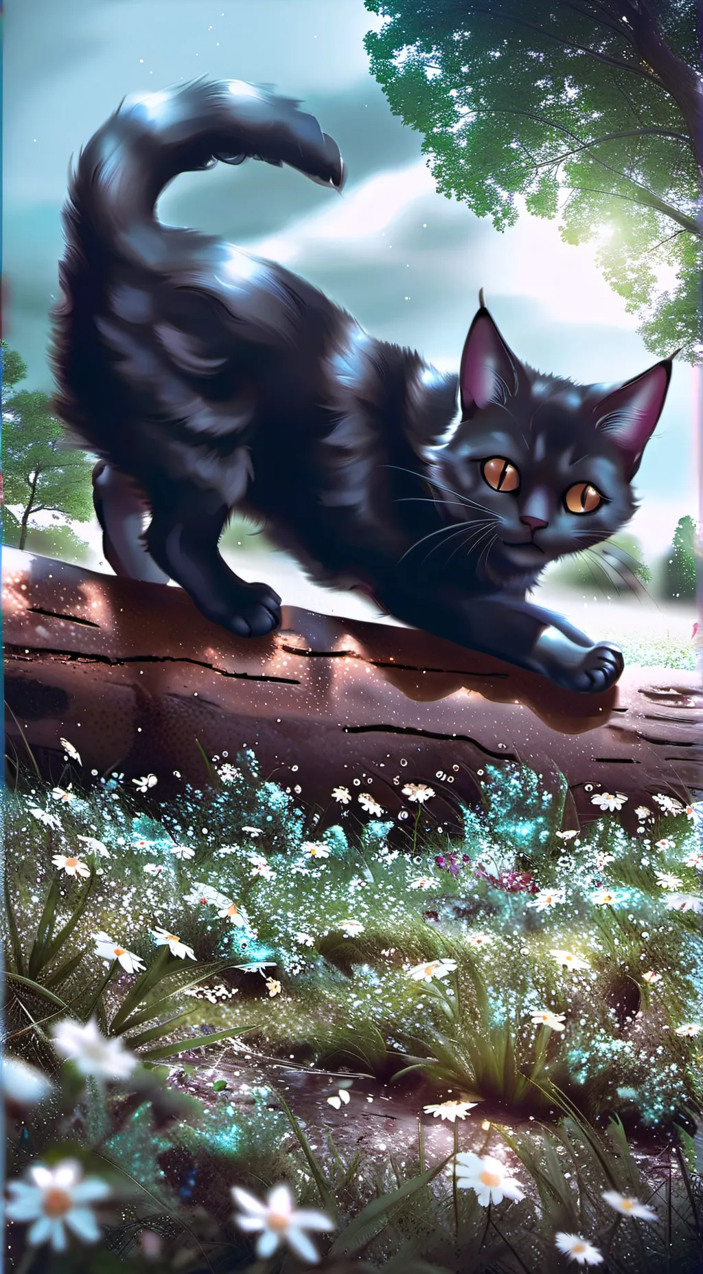 ai character: catnap background