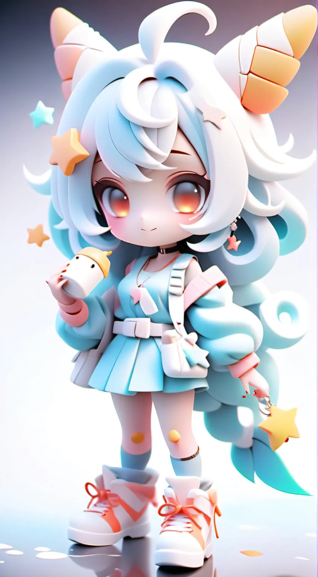 ai character: craftycorn background