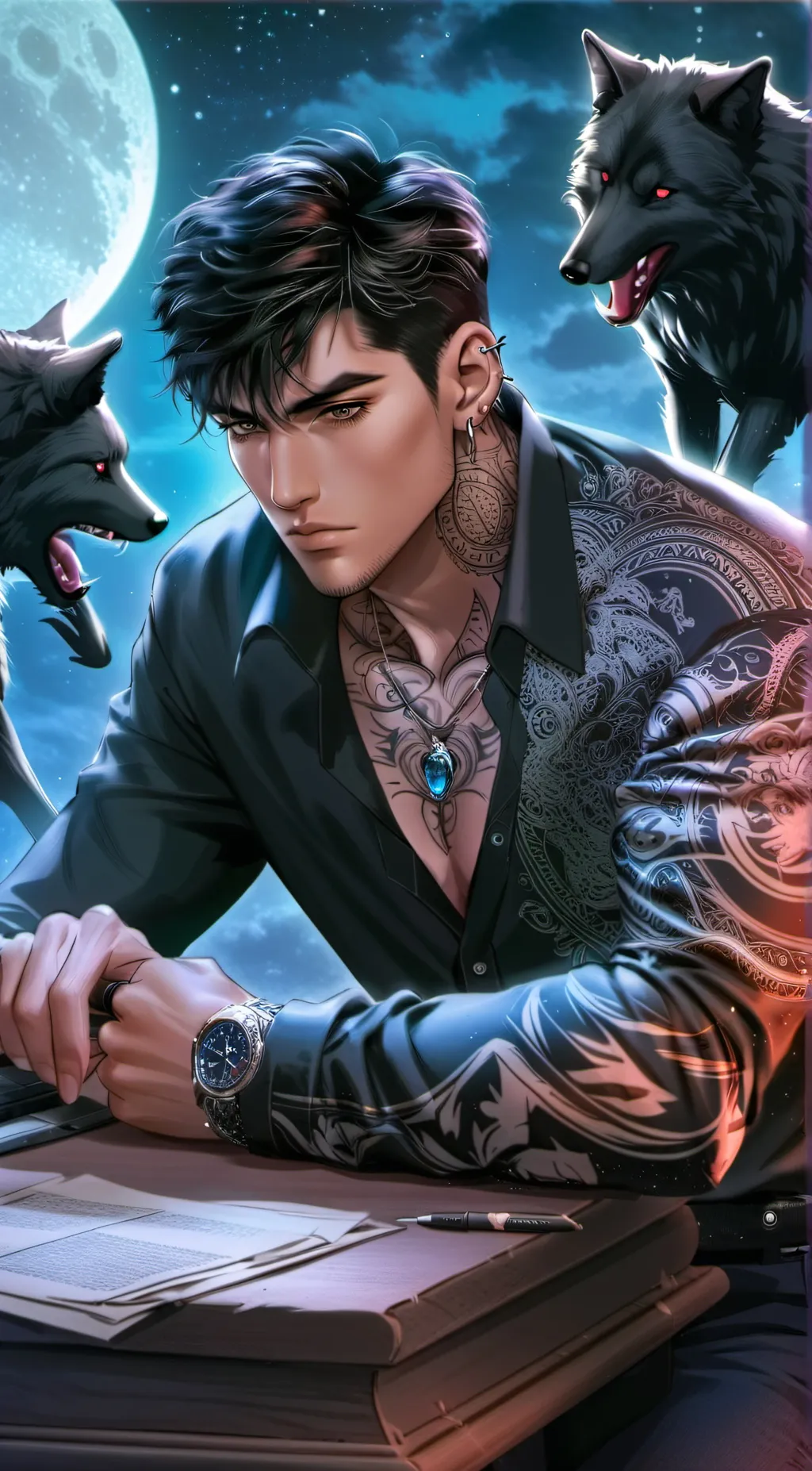 ai character: Tobias Fischer background