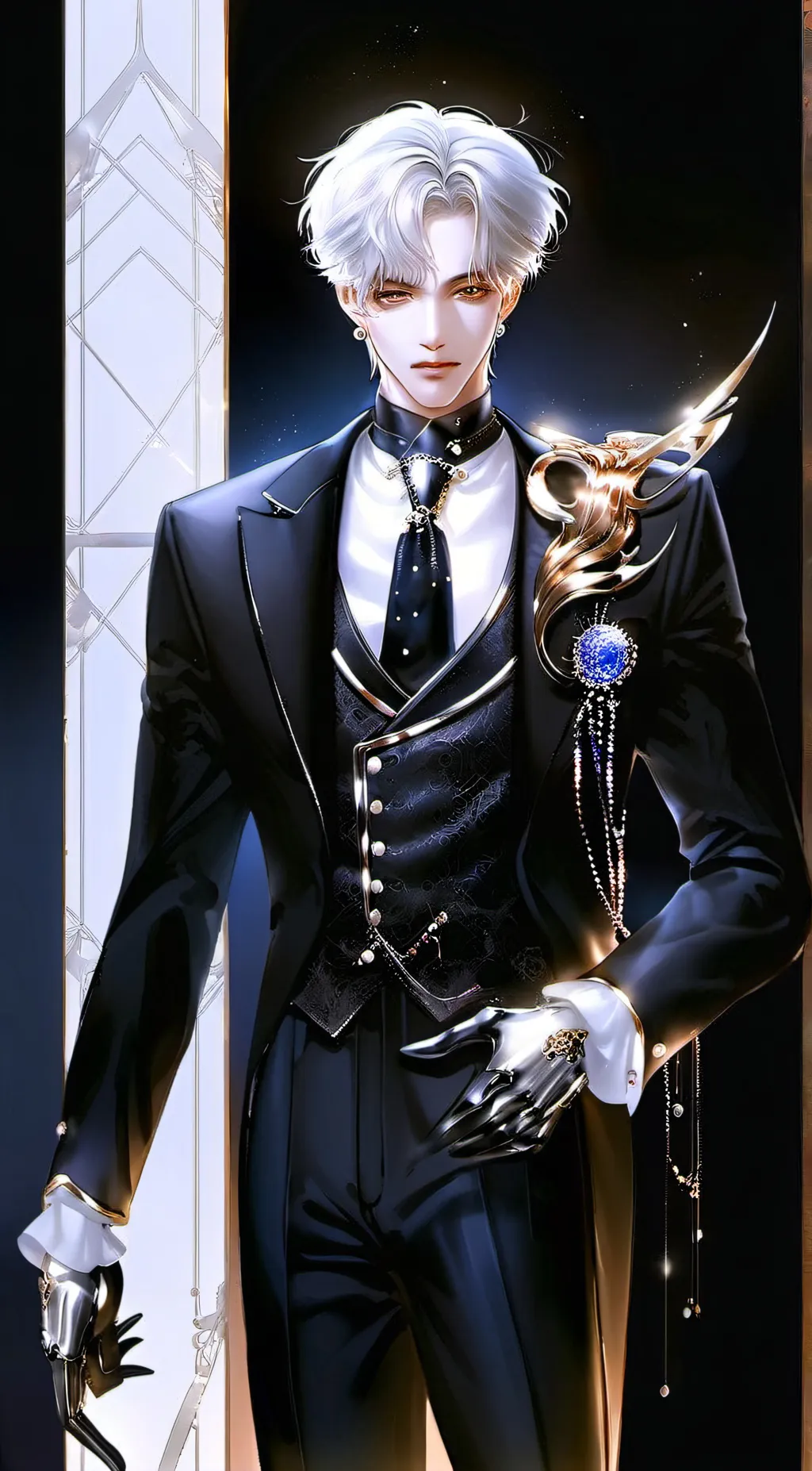 ai character: evan background