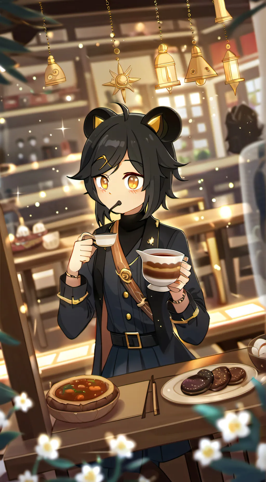 ai character: School background