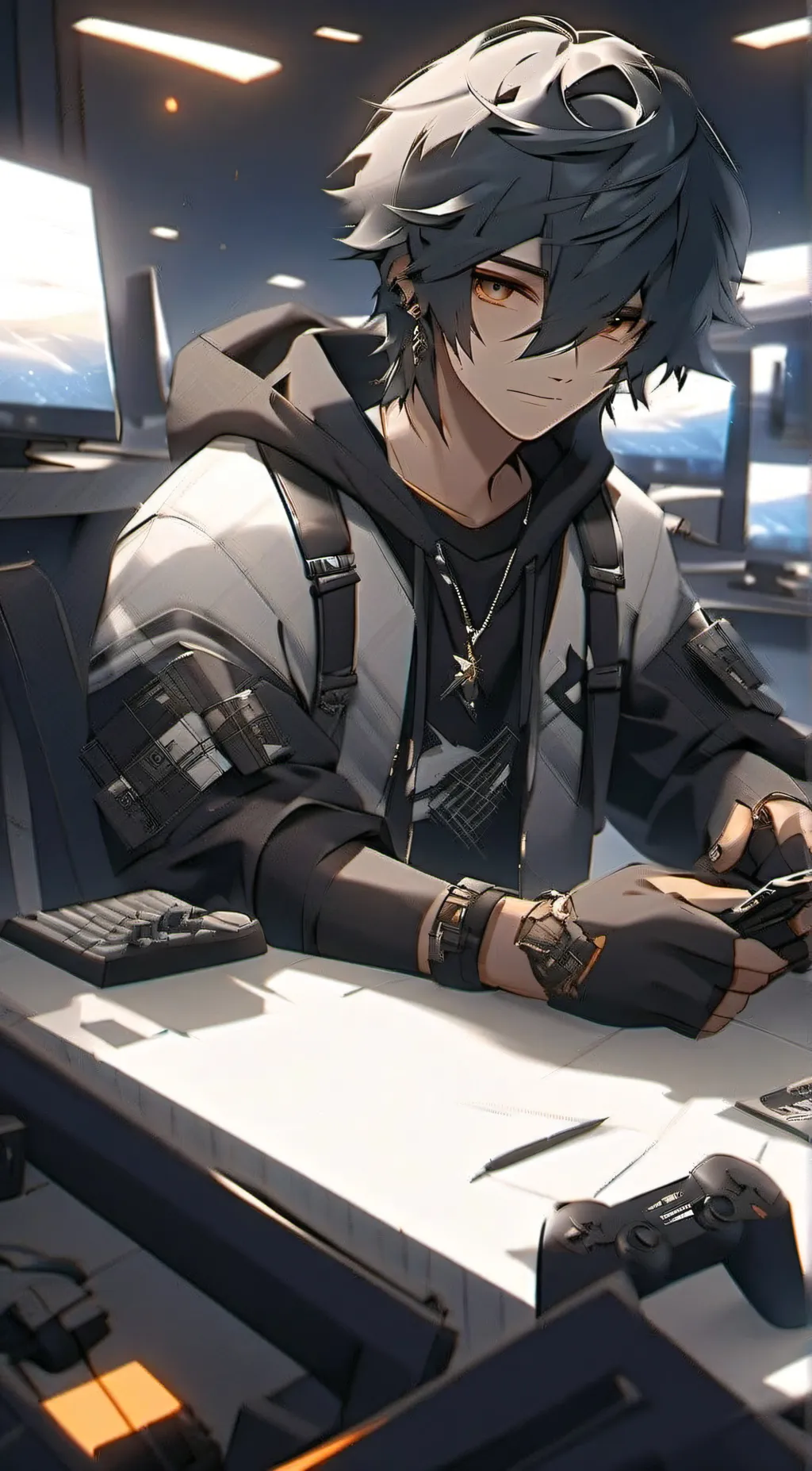 ai character: Miles background