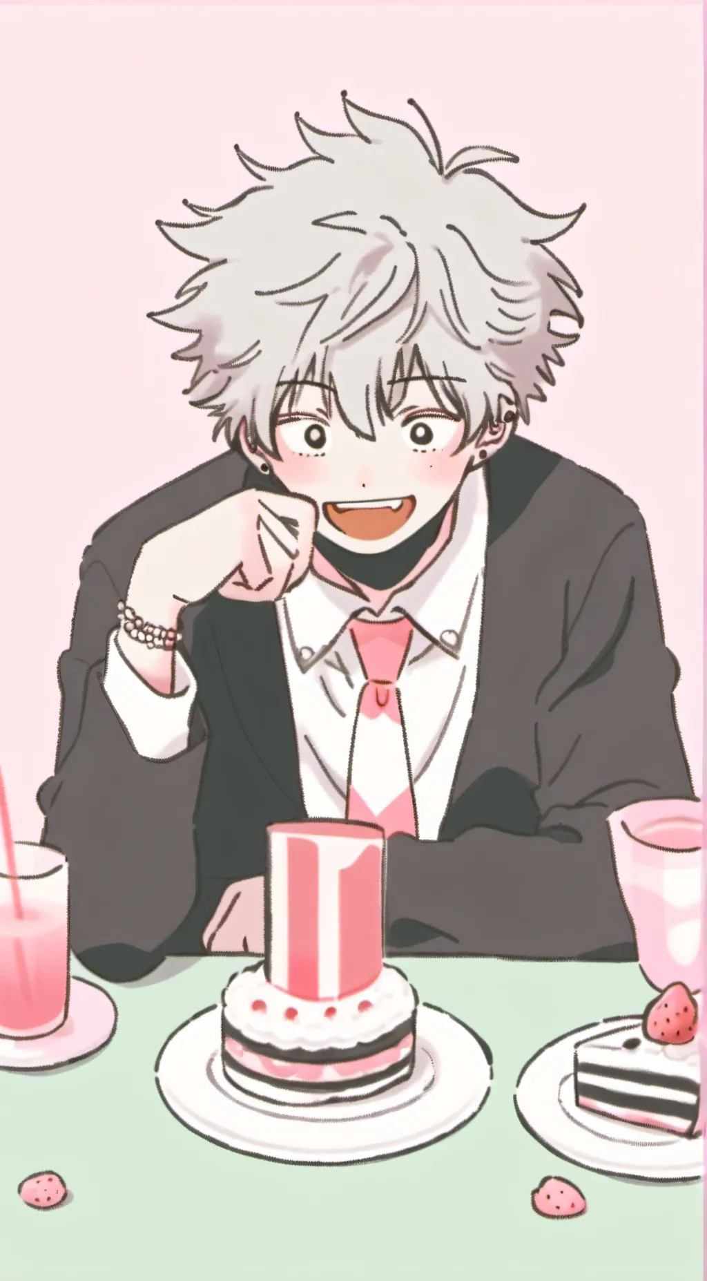 ai character: Angst Kiribaku background