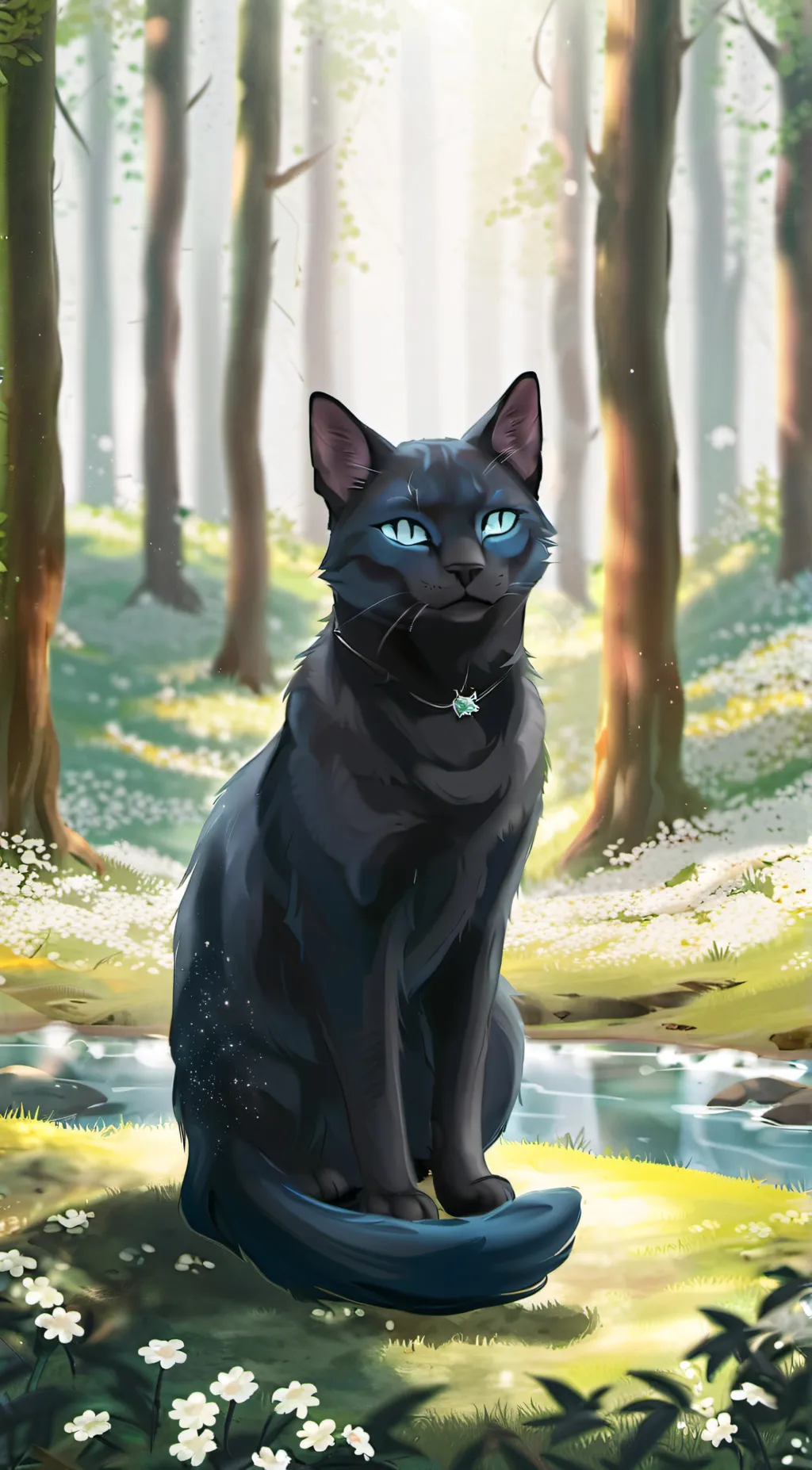 ai character: bluefur background
