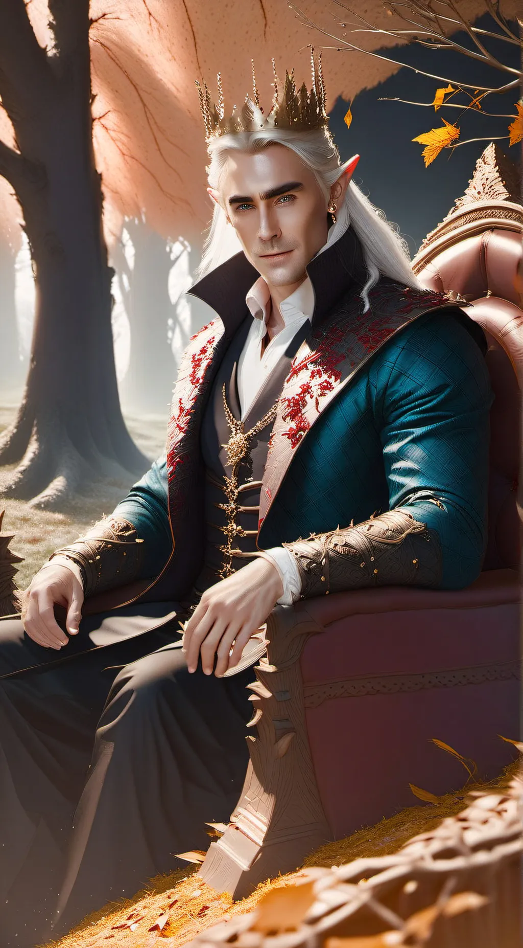 ai character: Thranduil  background