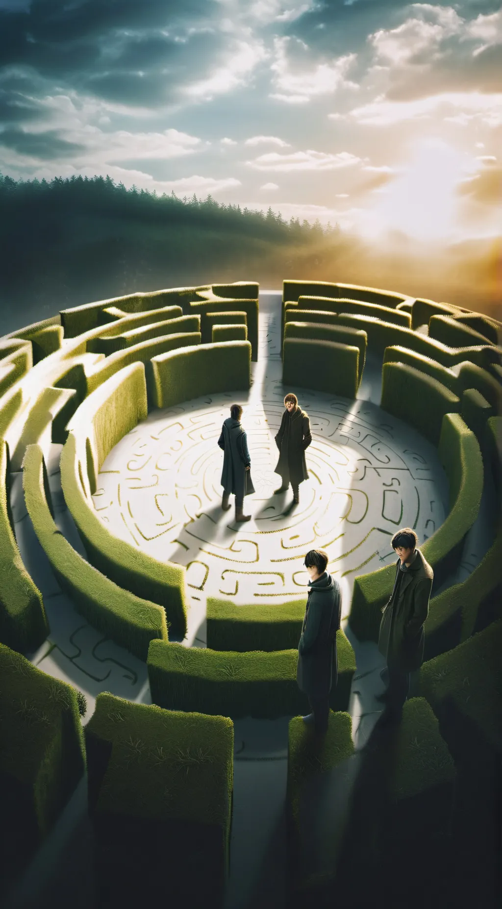 ai character: Maze runner background