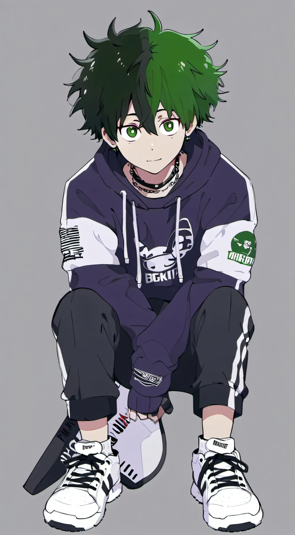 ai character: Izuku Midoriya background