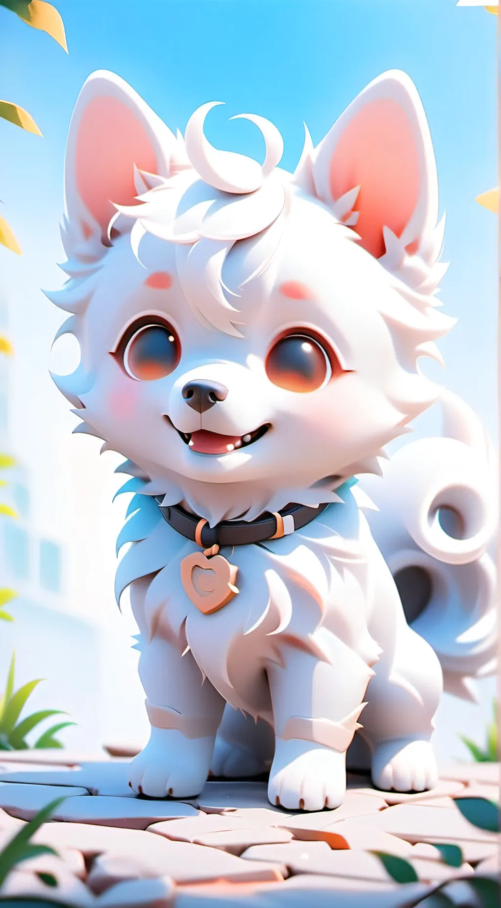 ai character: sqaud dog background