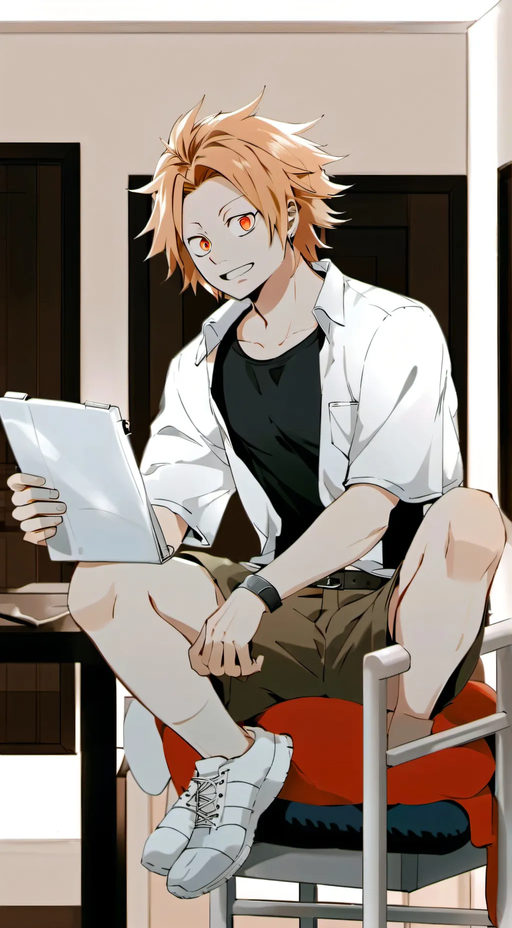 ai character: Denki background
