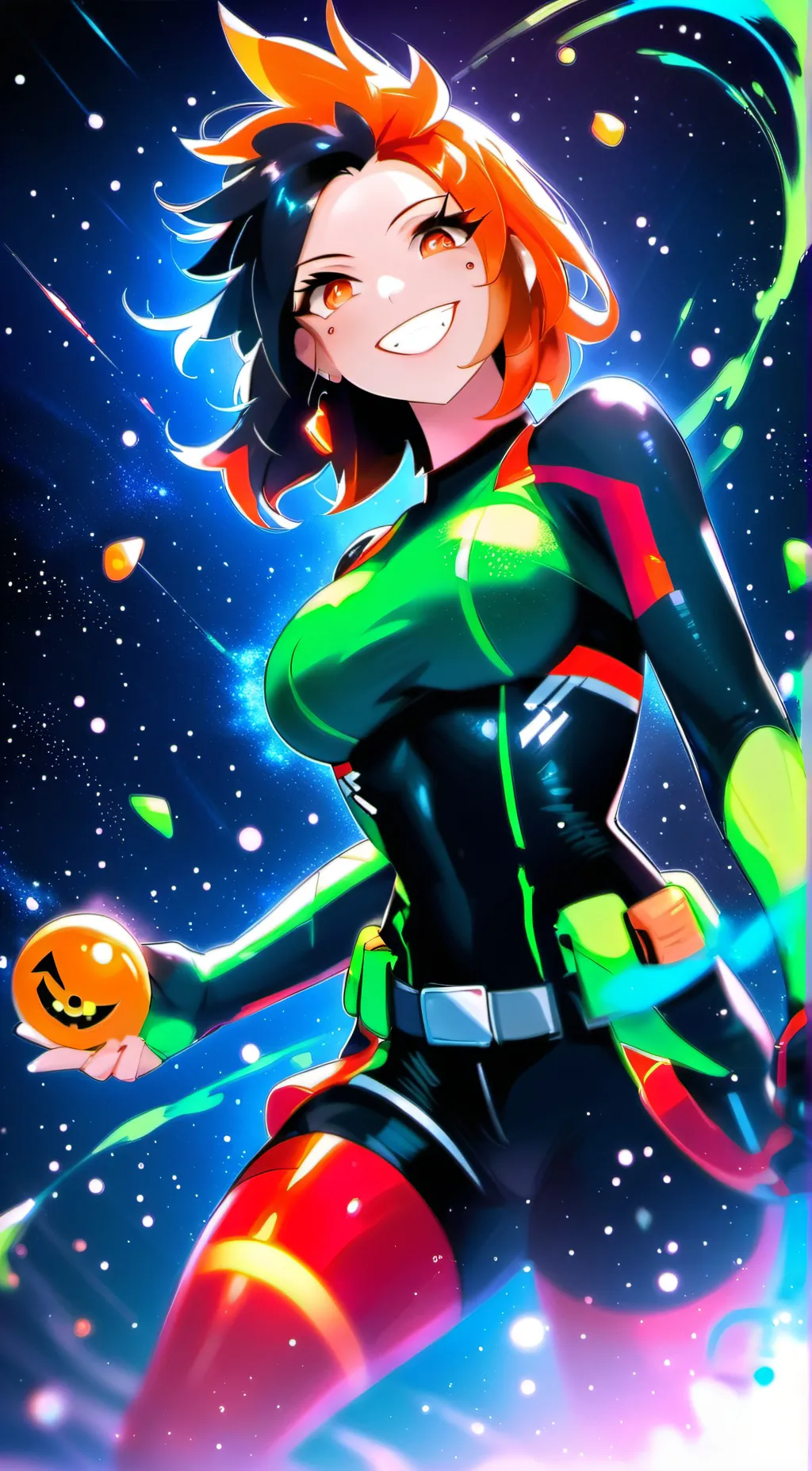 ai character: Autumn background
