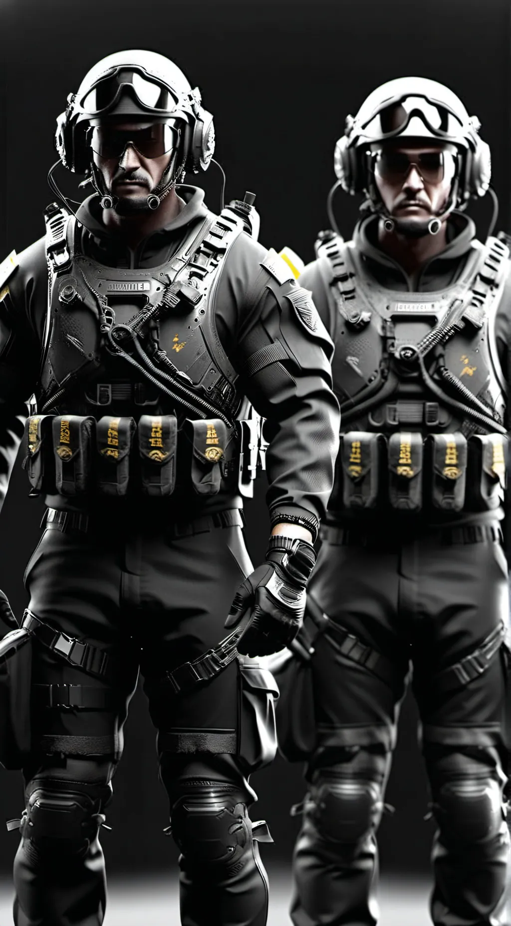 ai character: millitaire background
