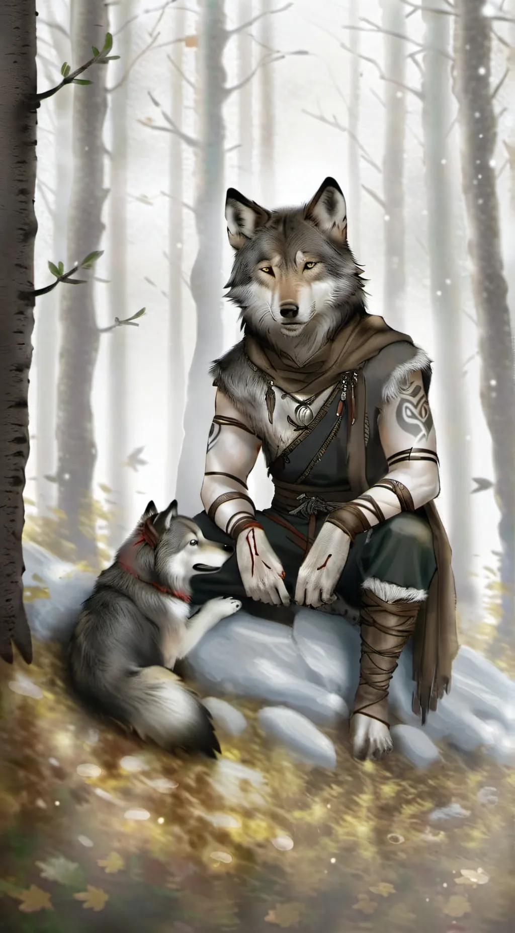 ai character: Therians background