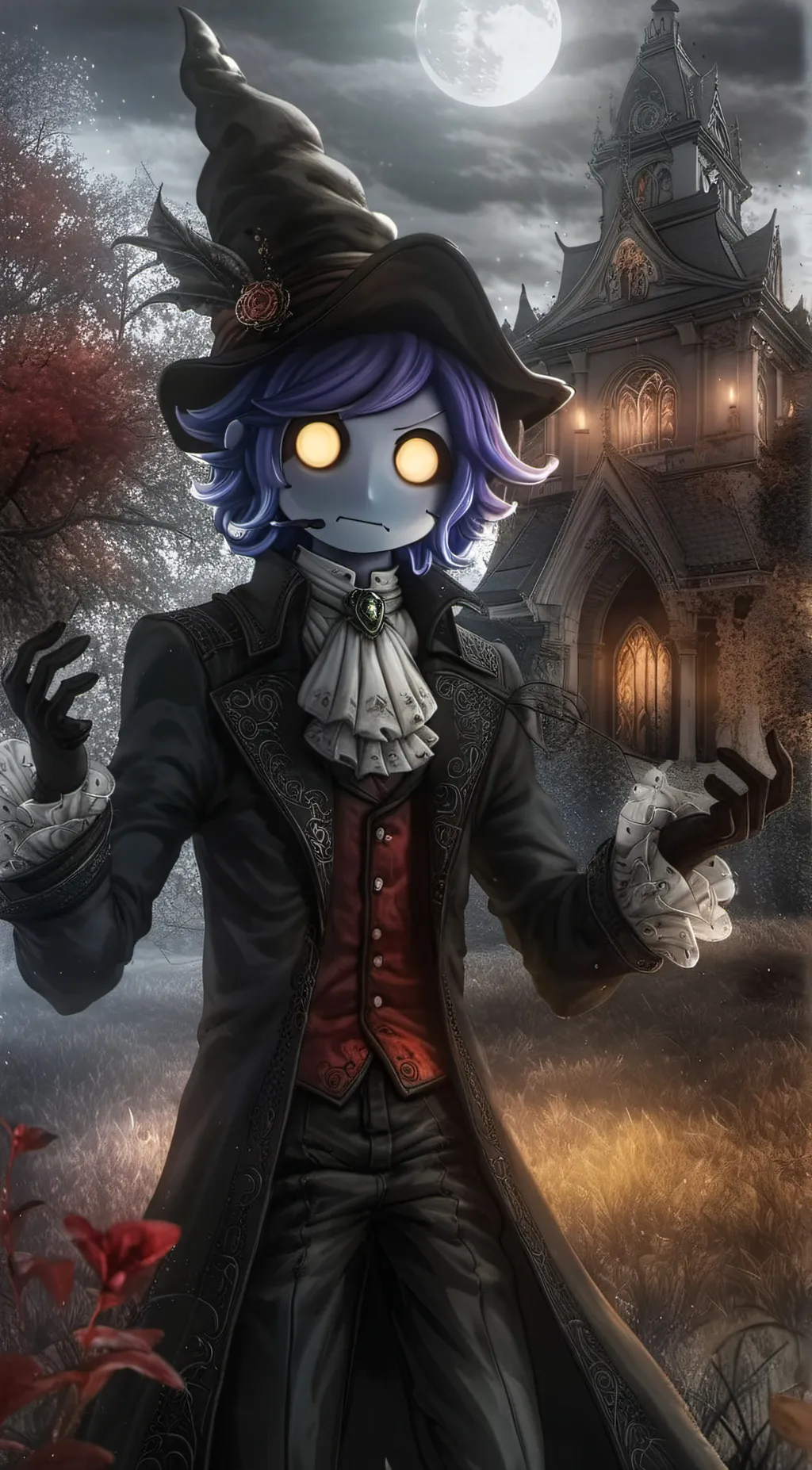 ai character: Lincoln❤️ background