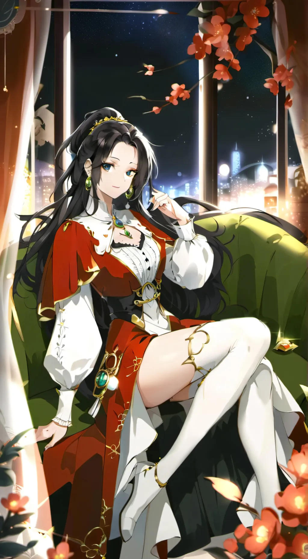 ai character: boa Hancock background