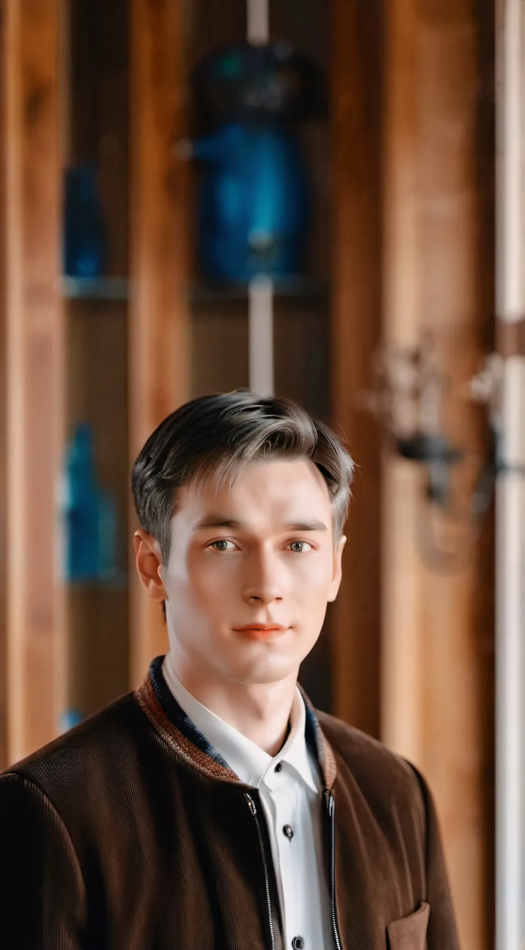 ai character:  Oliver Wood background