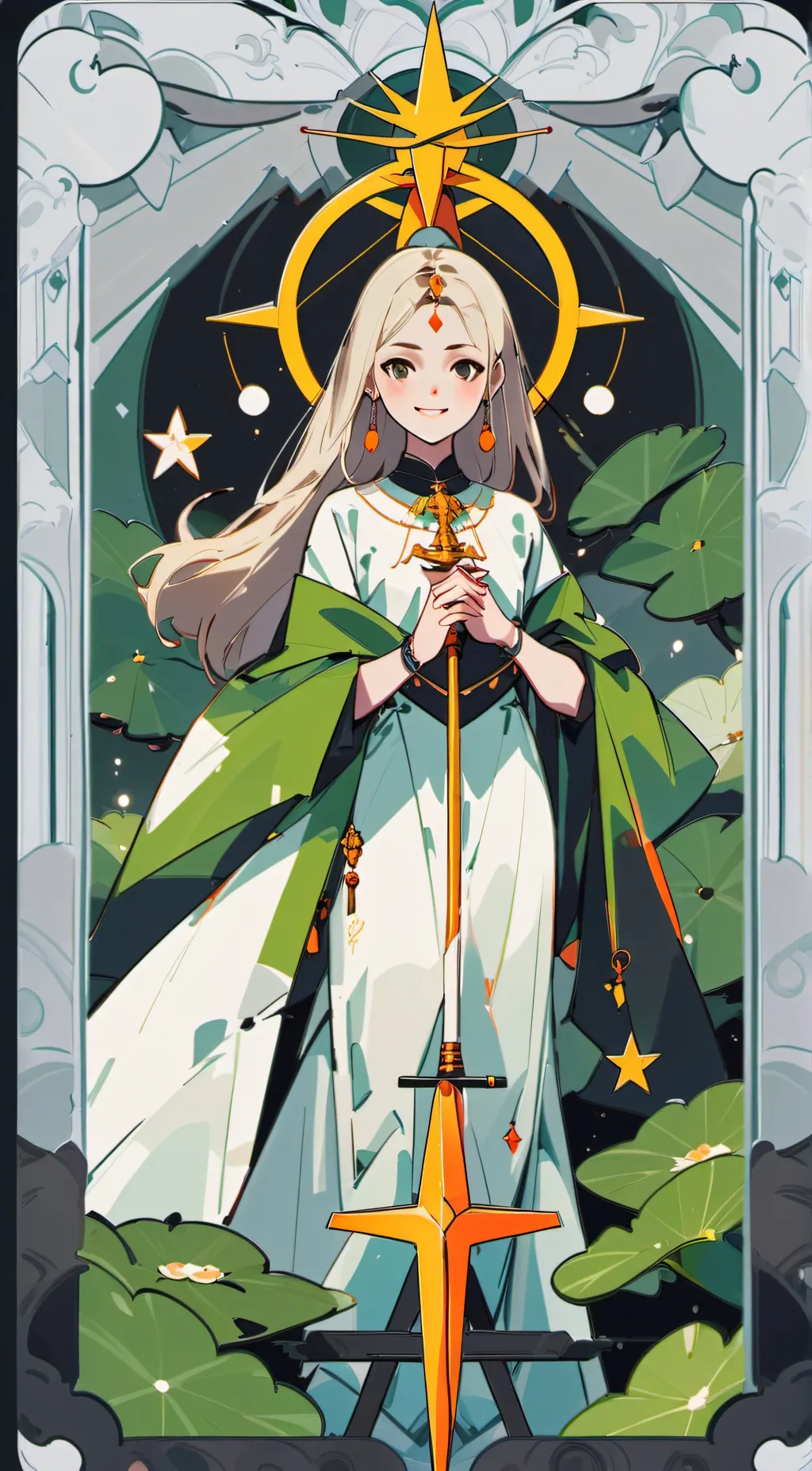 ai character: Eva Elvie  background