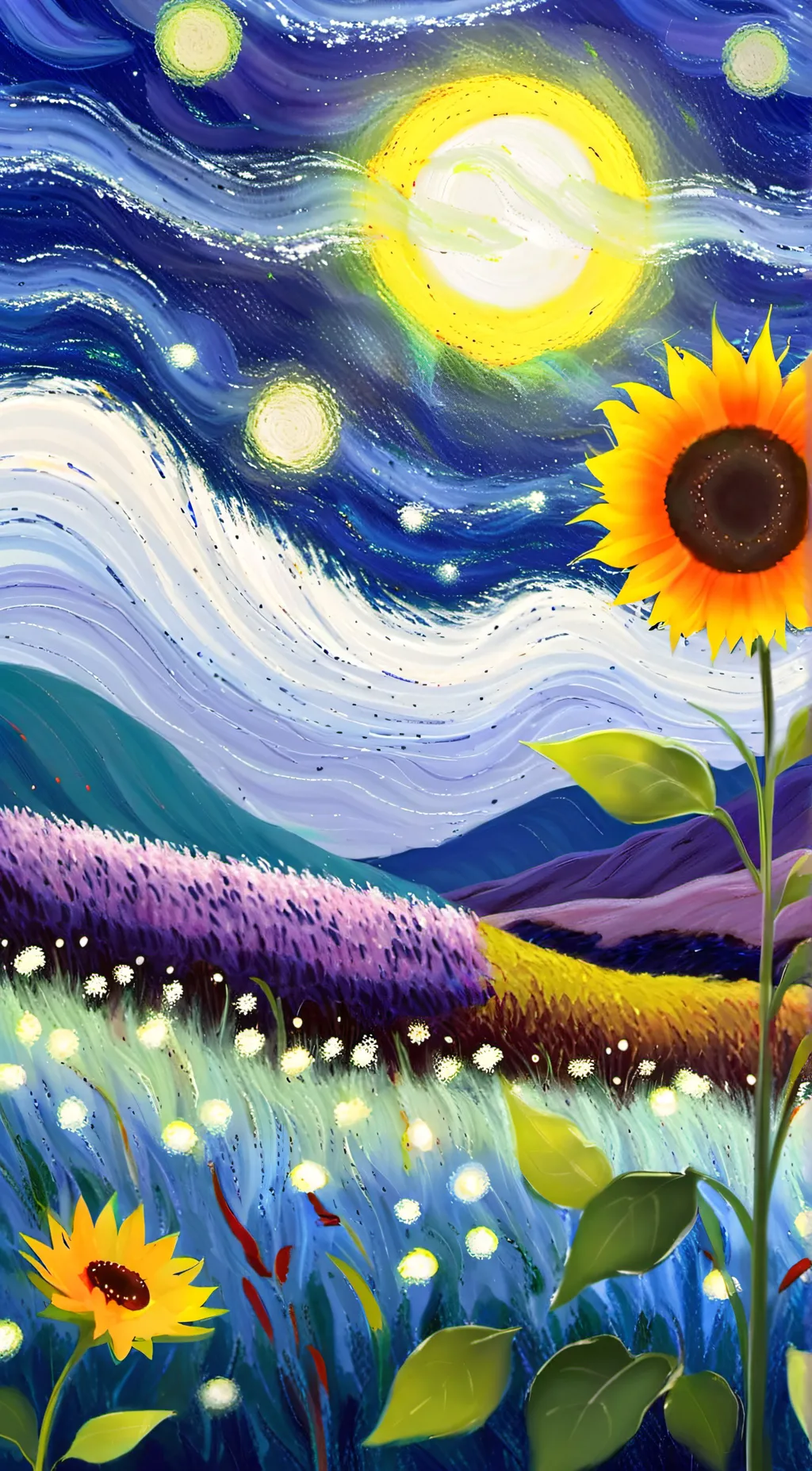 ai character: (smiling critters) background