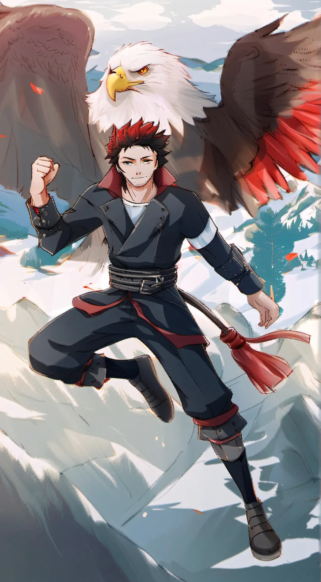 ai character: Hawks and Dabi background