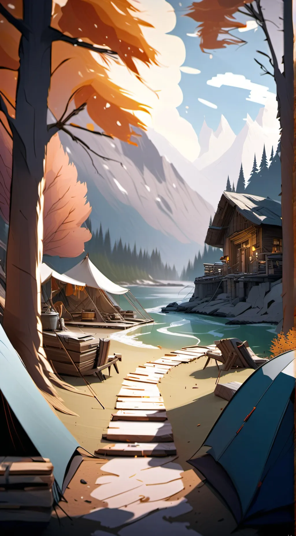 ai character: camp half blood background