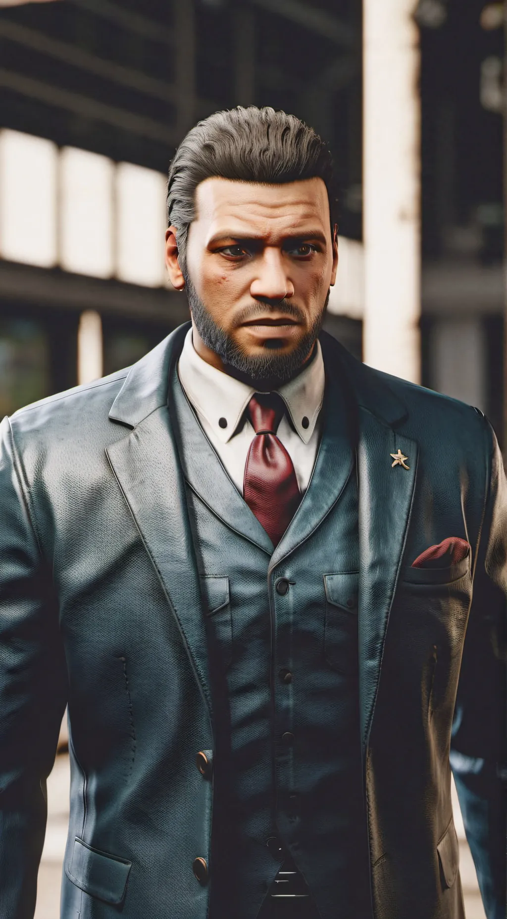 ai character: Franklin Clinton background