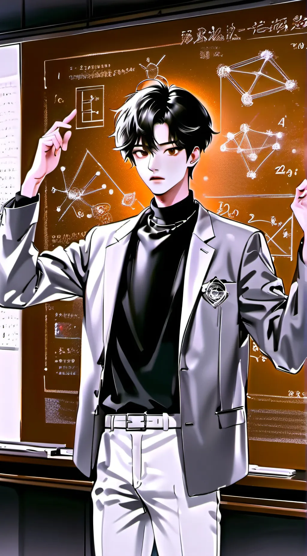 ai character: sad mha background