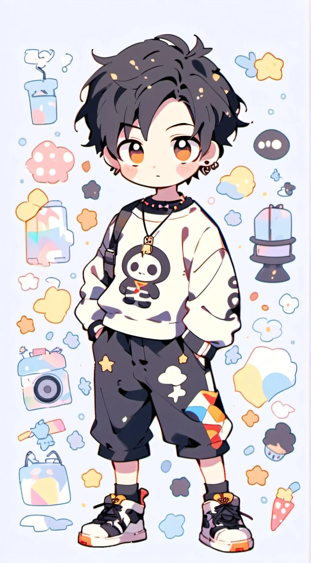 ai character: Nico di angelo background
