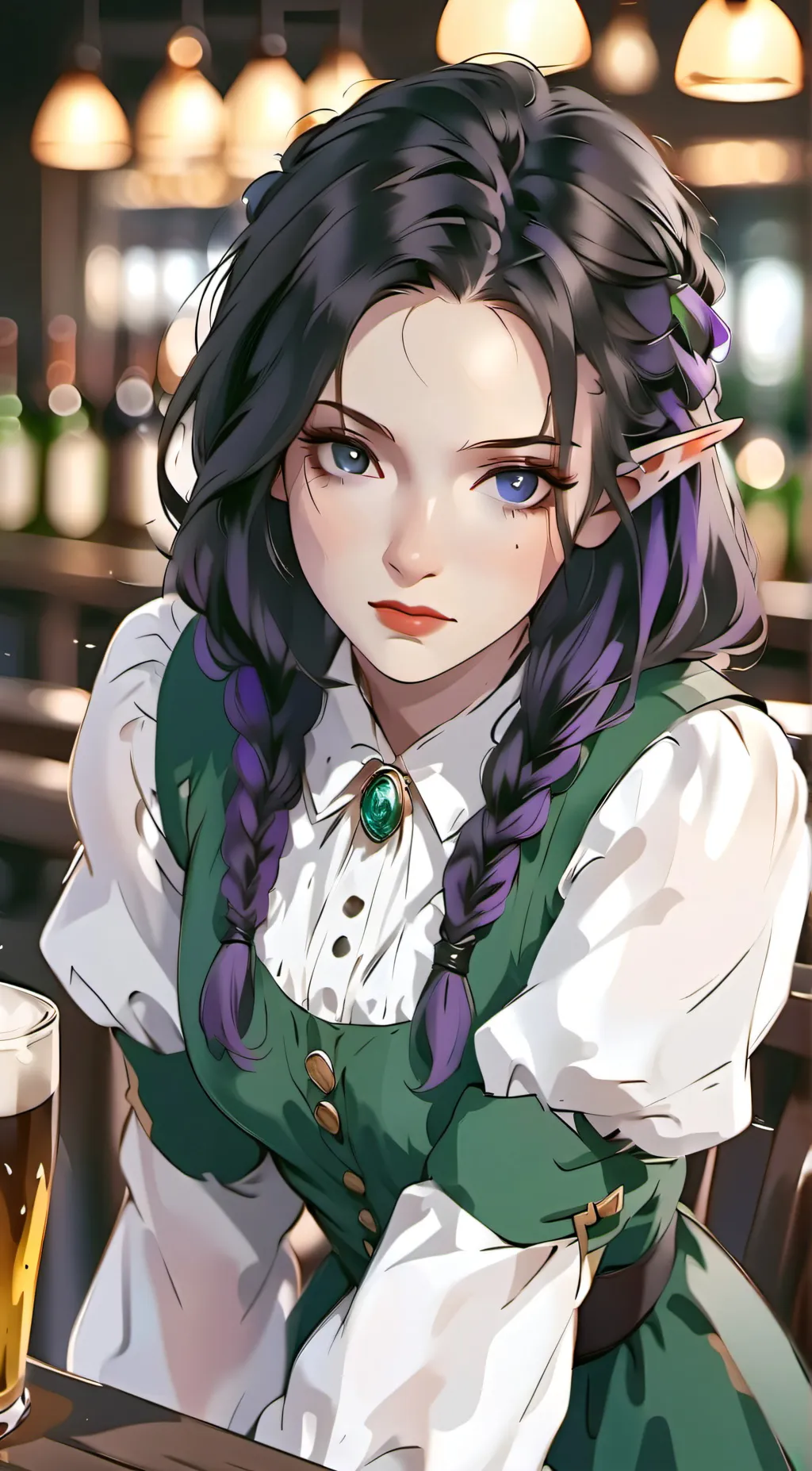ai character: Luna background